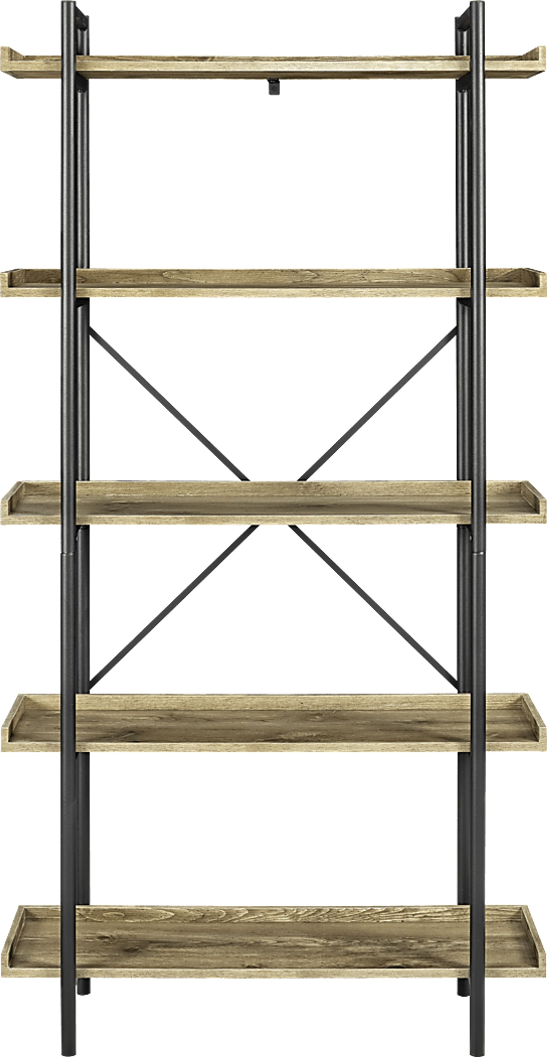 Piper Brown Bookcase - Image 1