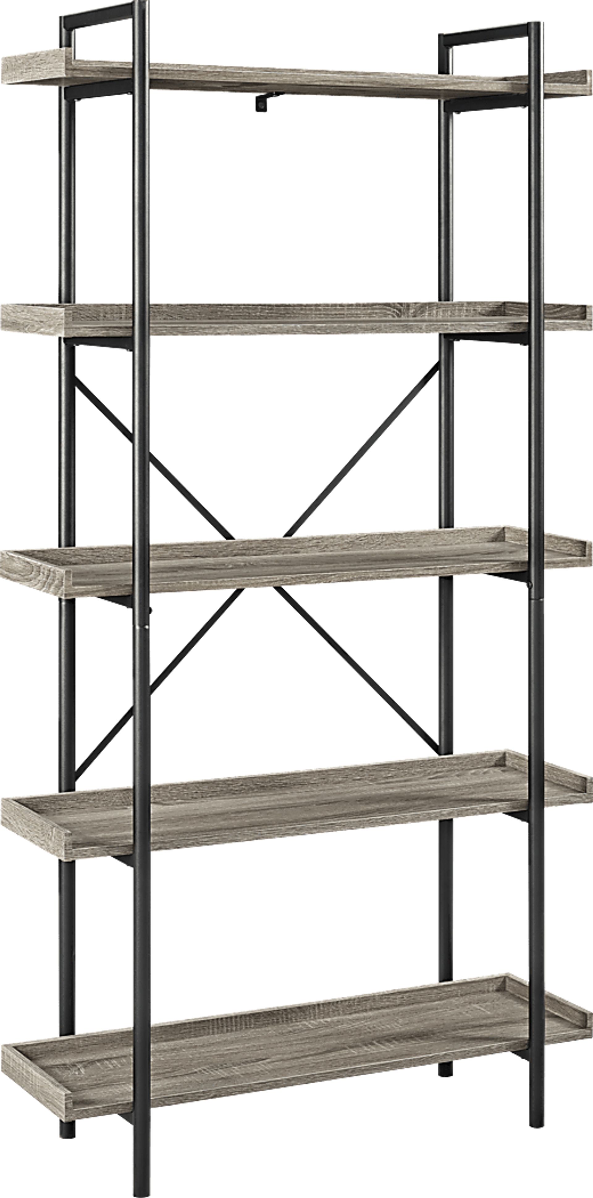 Piper Gray Bookcase - Image 2