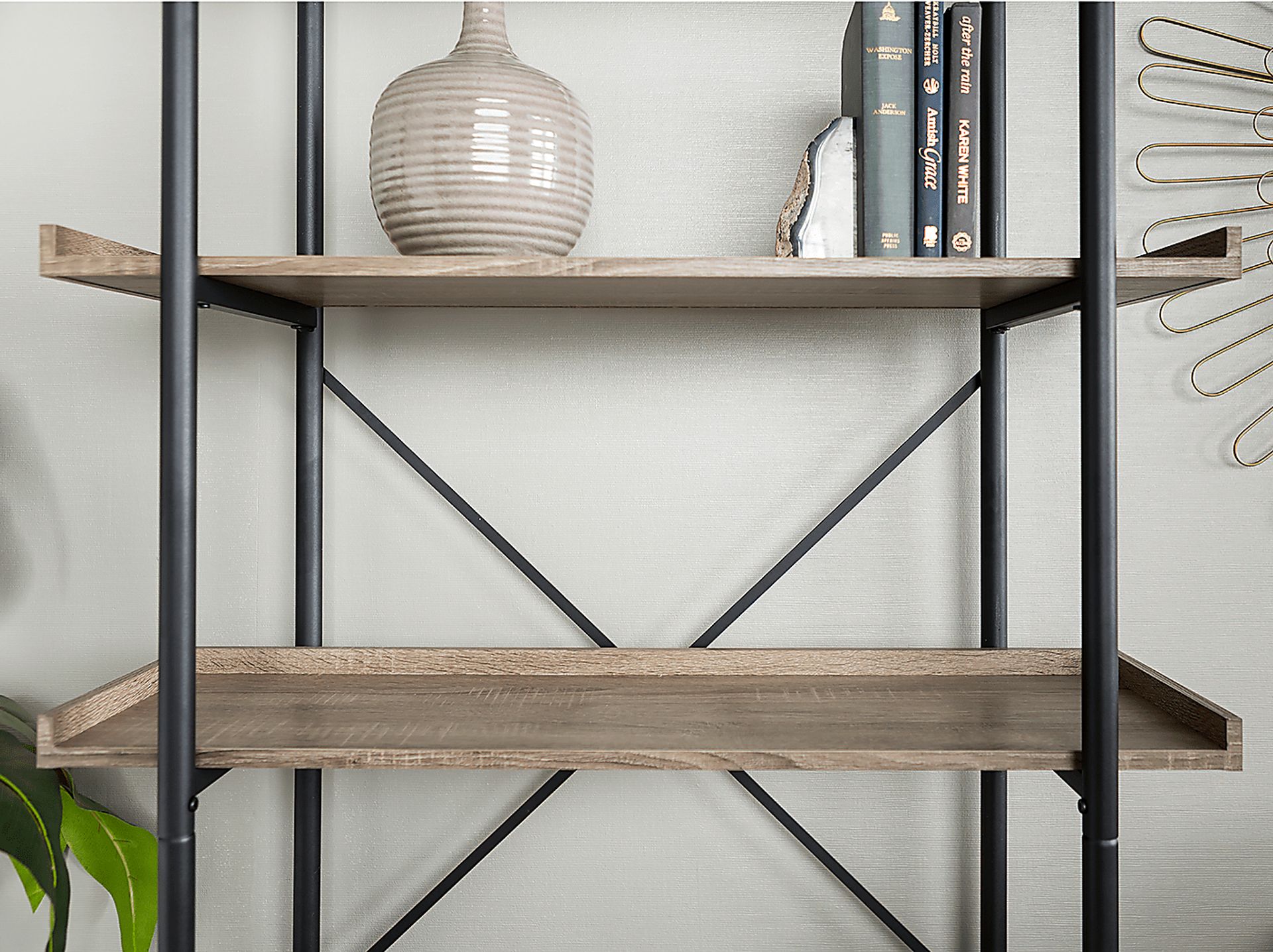 Piper Gray Bookcase - Image 3