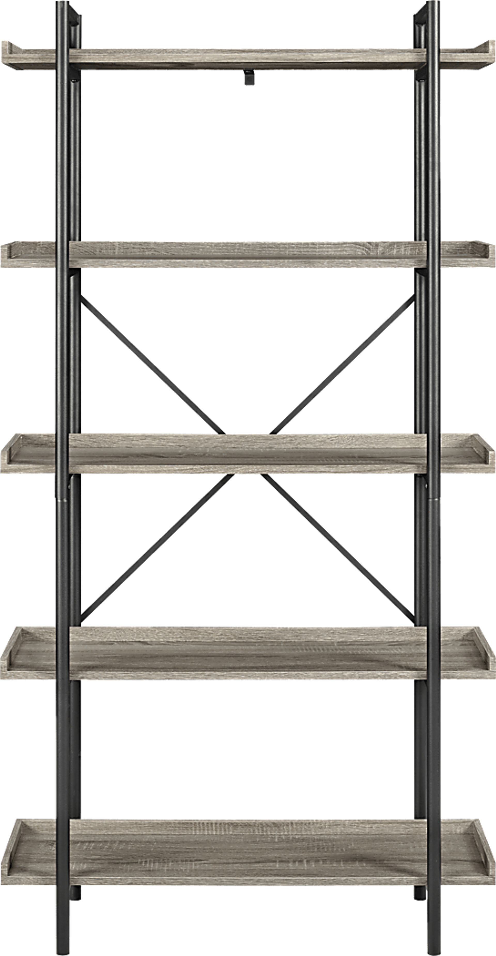 Piper Gray Bookcase - Image 1