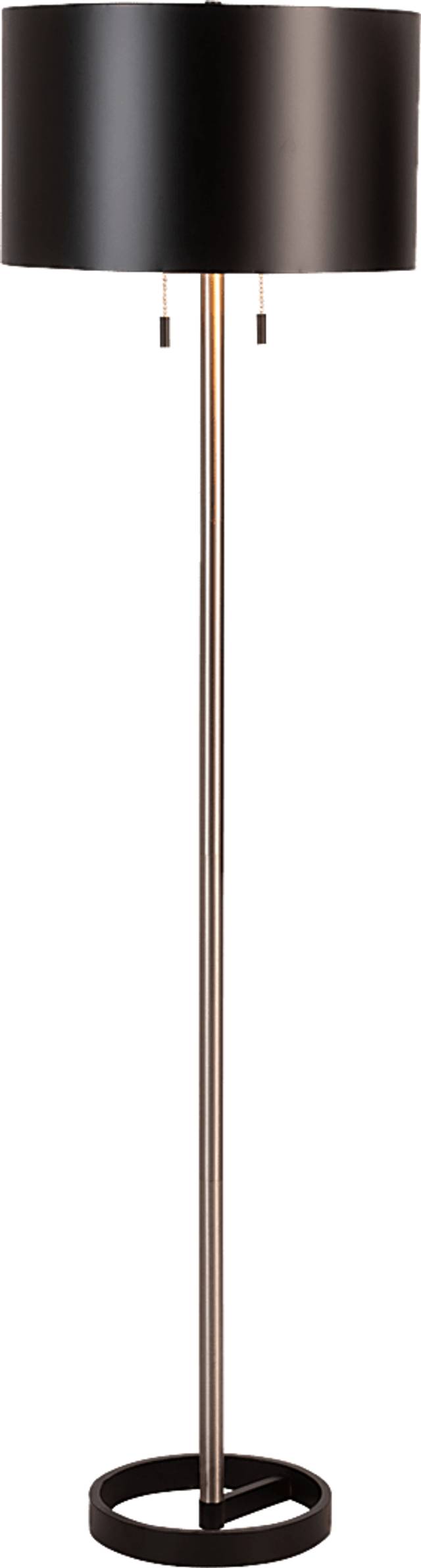 Piperhill Black Floor Lamp - Thumbnail - Image 2