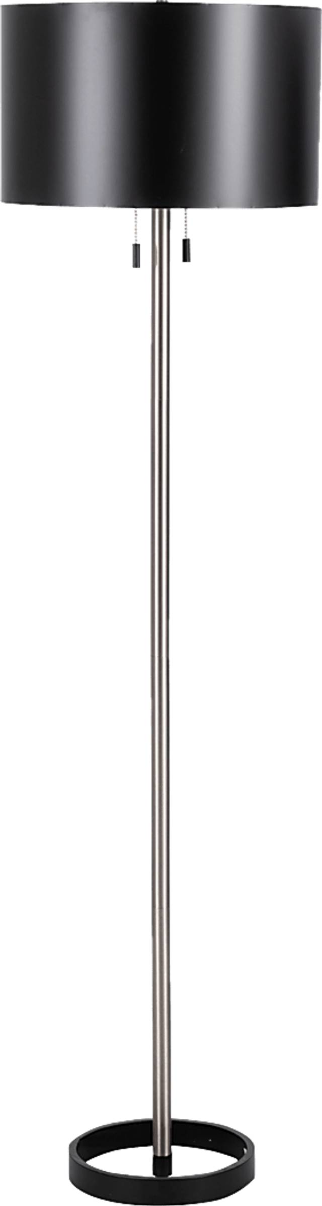 Piperhill Black Floor Lamp - Thumbnail - Image 5