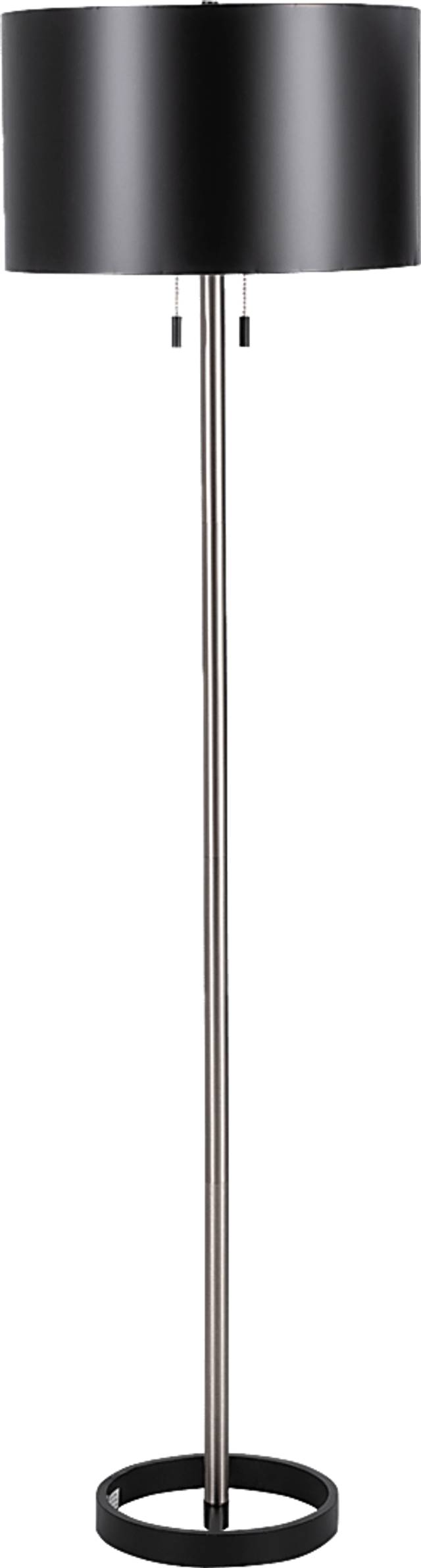 Piperhill Black Floor Lamp - Thumbnail - Image 6