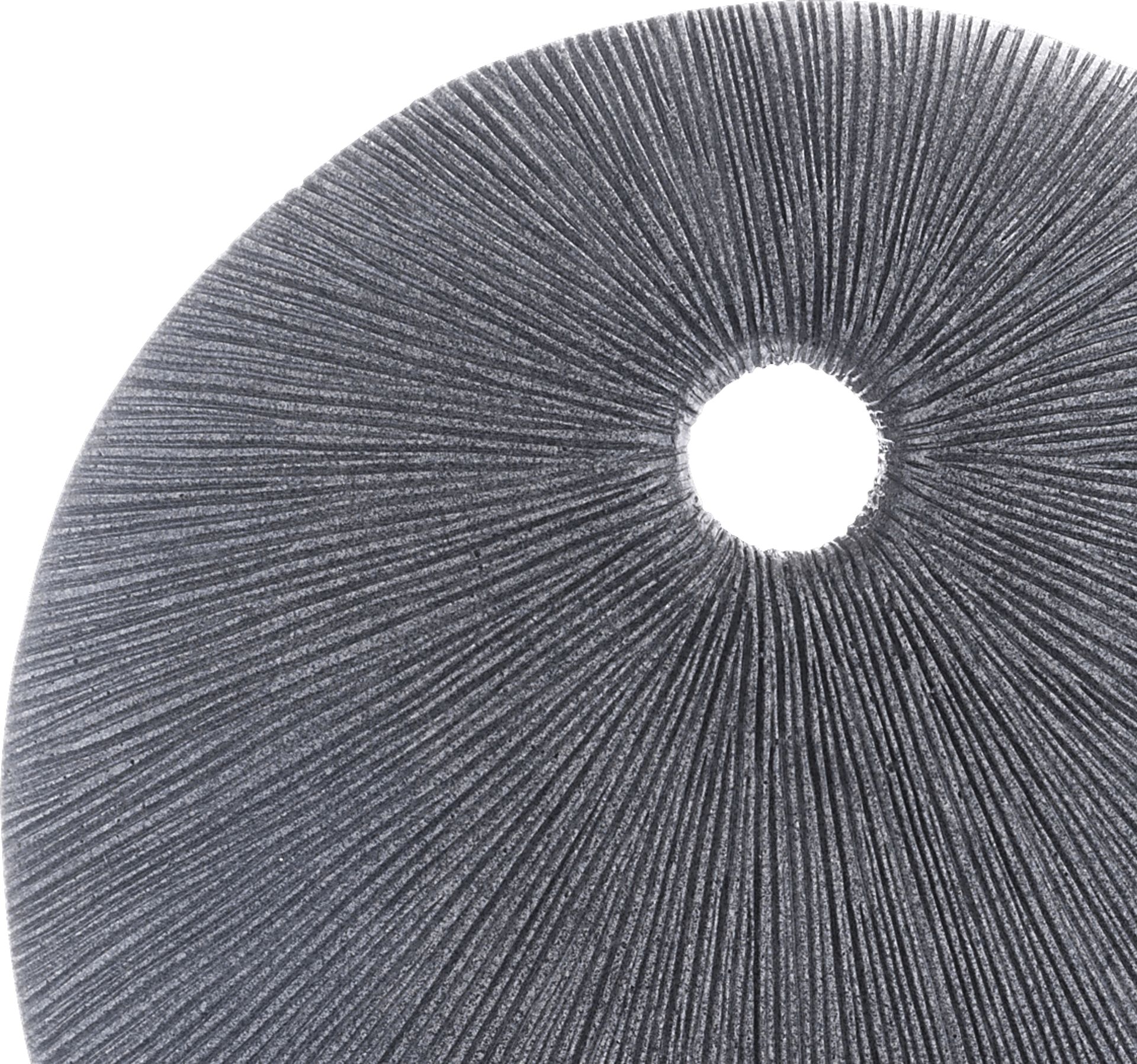 Piperita Gray Medium Outdoor Round Eye Plaque - Image 3