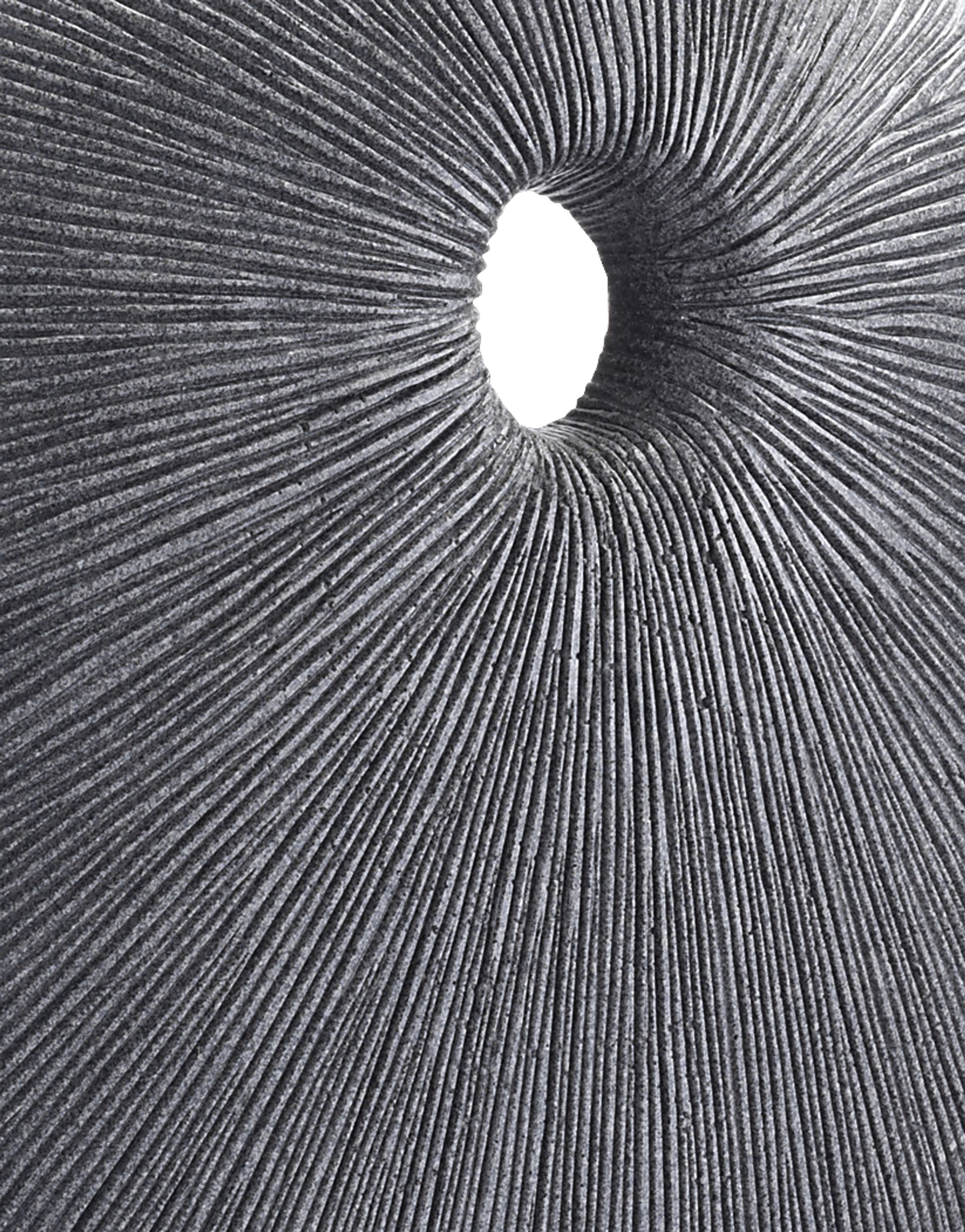 Piperita Gray Medium Outdoor Round Eye Plaque - Image 4