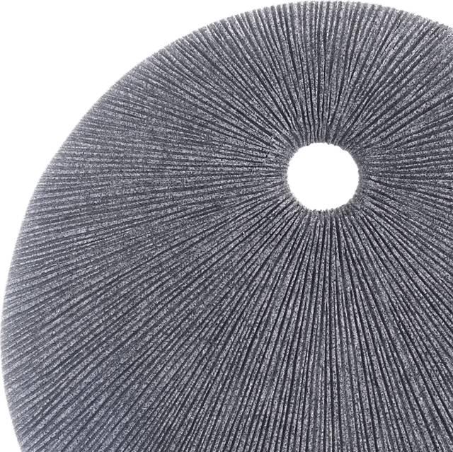Piperita Gray Small Outdoor Round Eye Plaque - Thumbnail - Image 3
