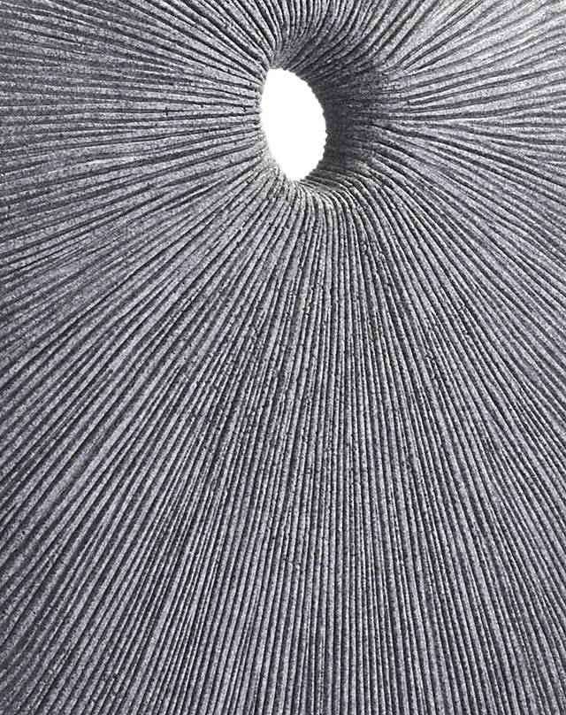 Piperita Gray Small Outdoor Round Eye Plaque - Thumbnail - Image 4