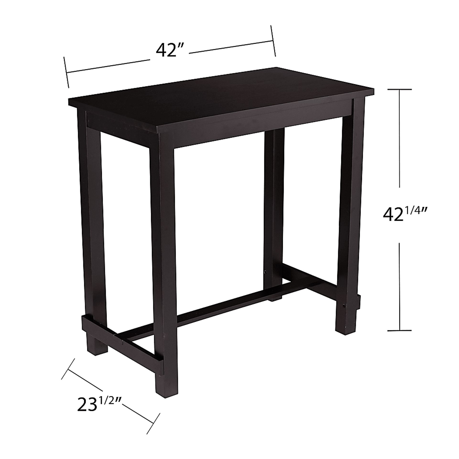 Piperland Black Bar Height Dining Table - Image 4