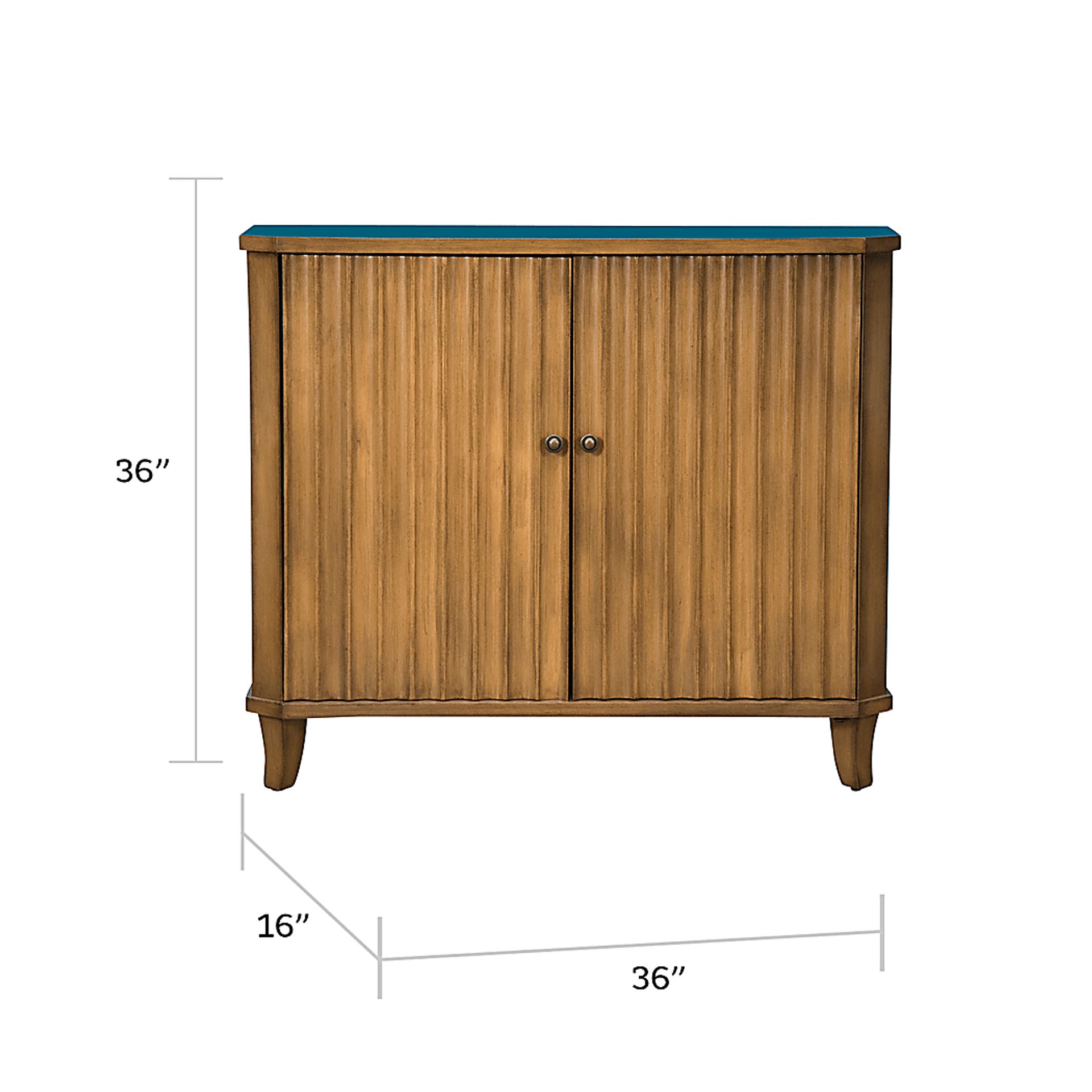 Pipit Brown Accent Cabinet - Image 9