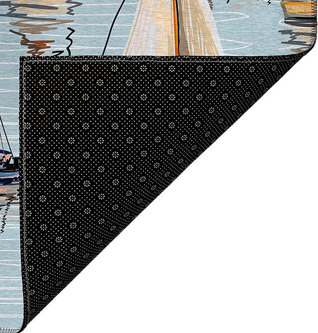 Pipitone Blue 3' x 5' Rug - Thumbnail - Image 4