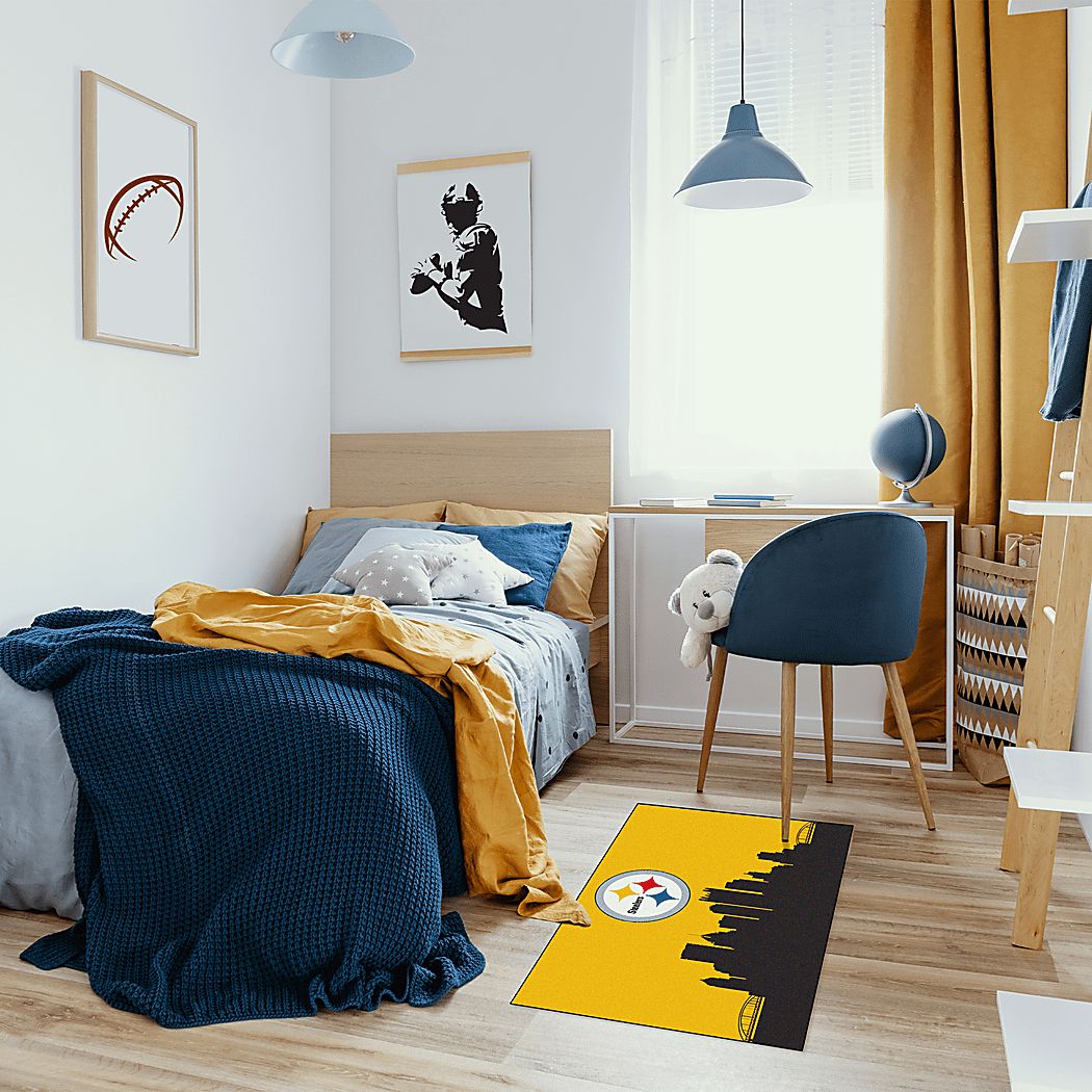 Pittsburgh Steelers 2' x 3' Machine Washable Rug