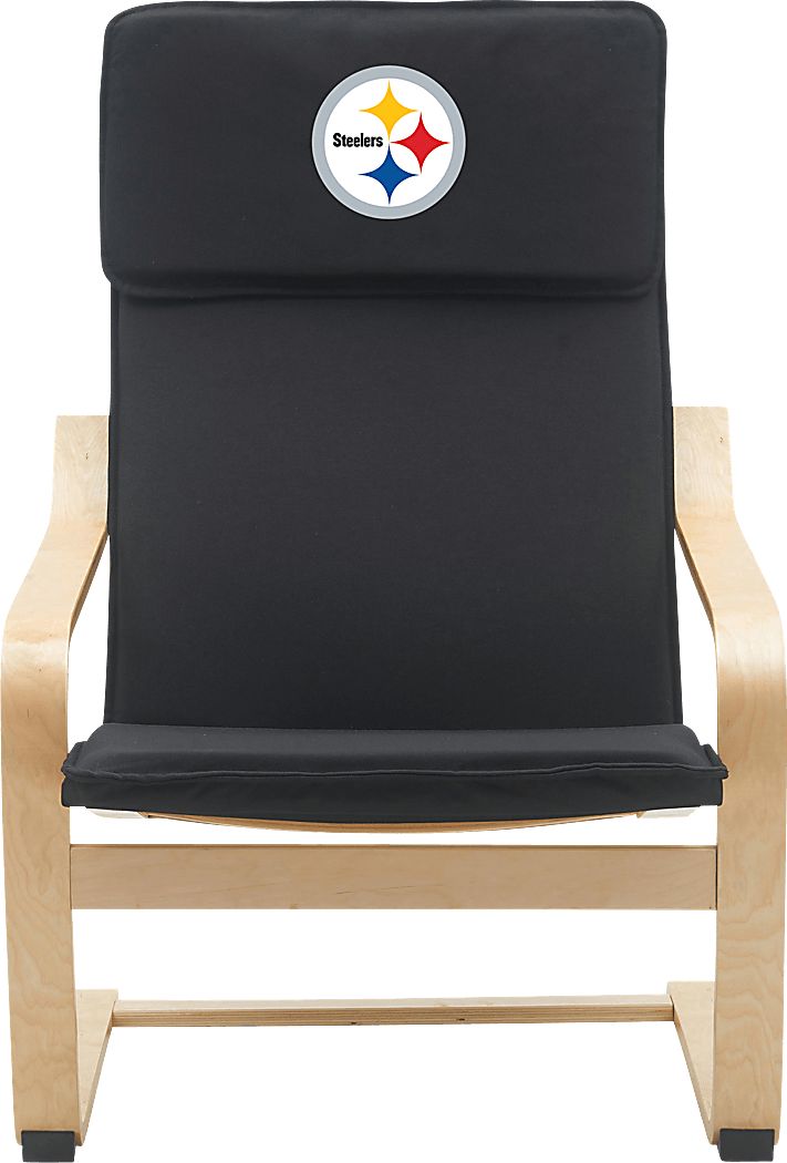 Pittsburgh Steelers Black Accent Chair - Thumbnail 5