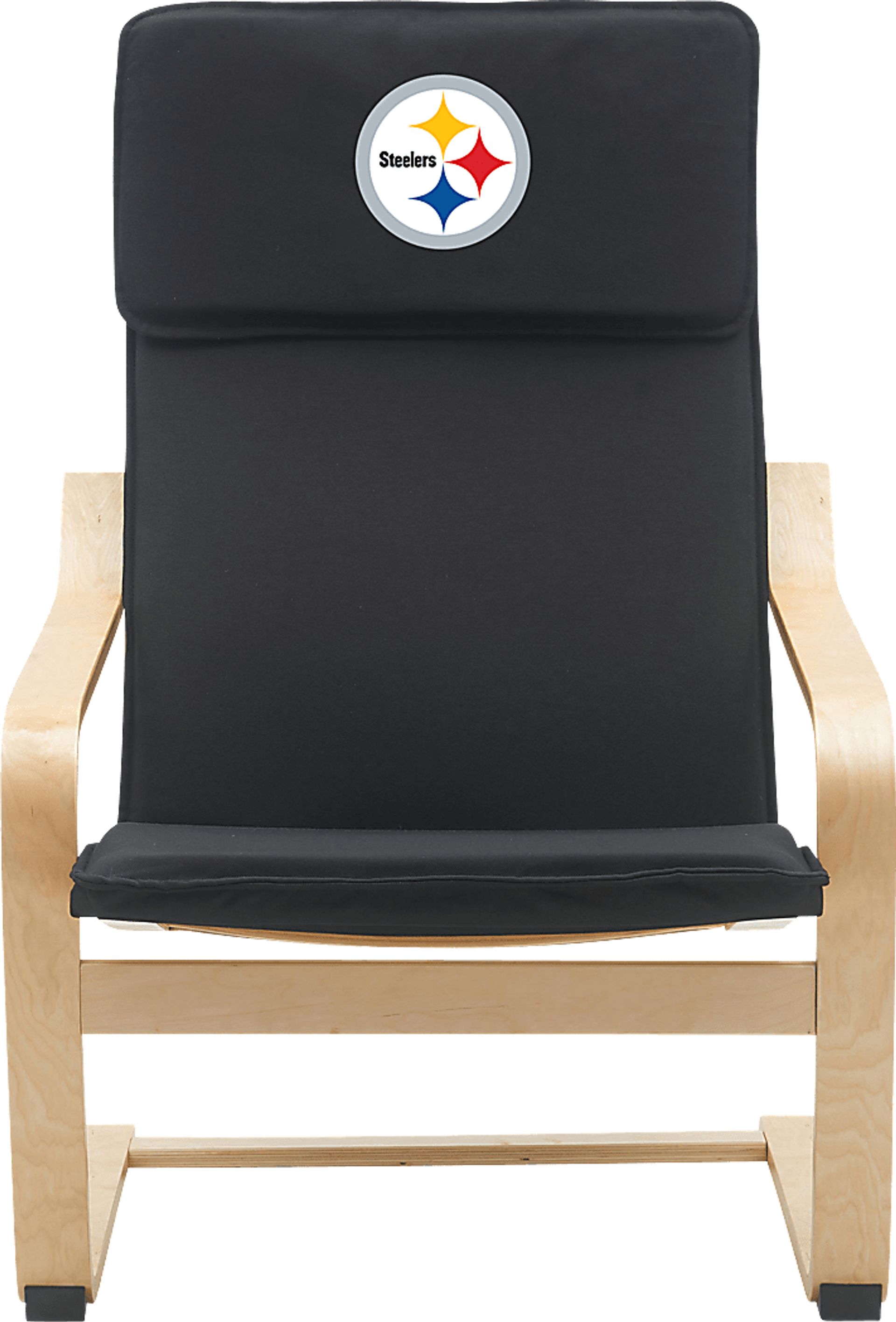 Pittsburgh Steelers Black Accent Chair - Image 3