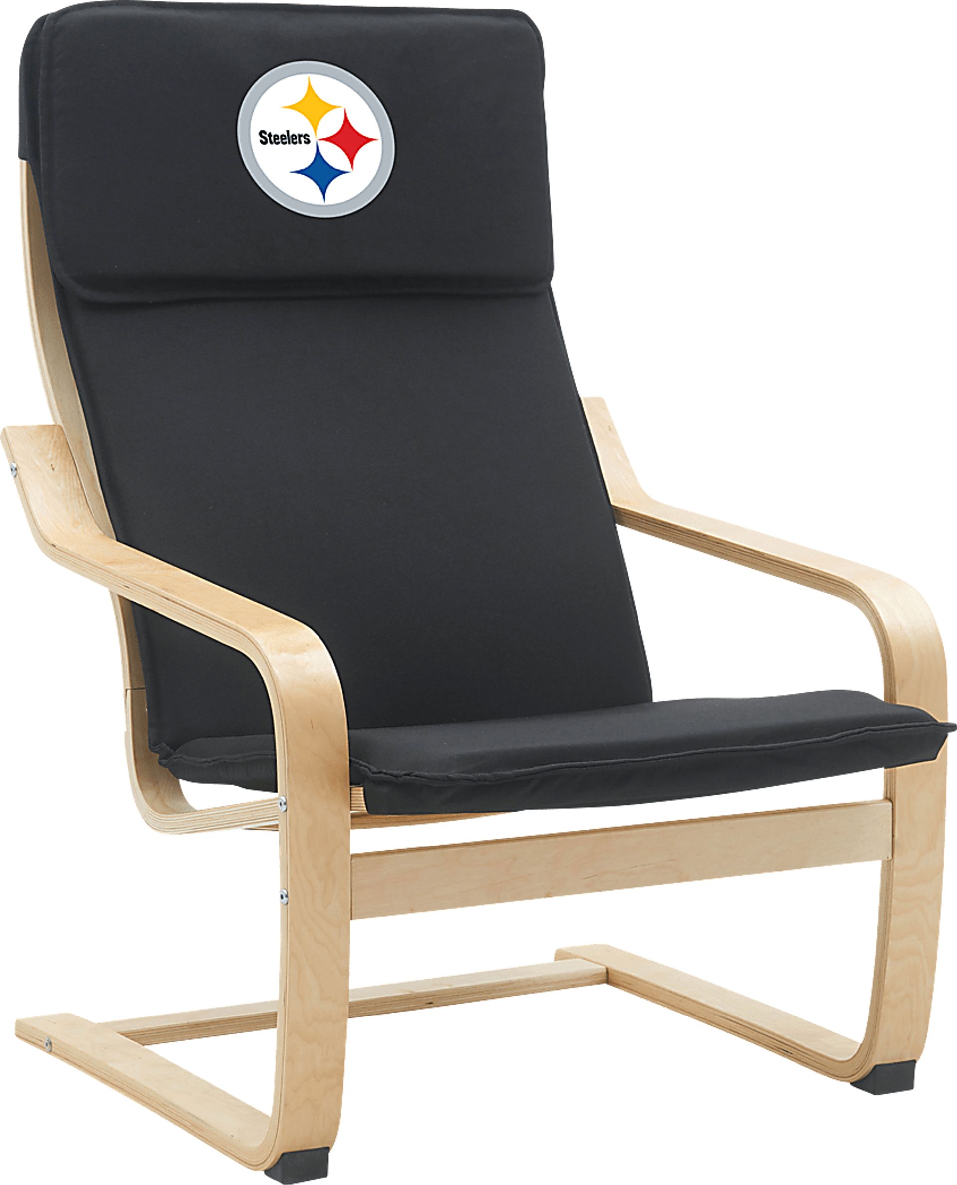 Pittsburgh Steelers Black Accent Chair - Image 1