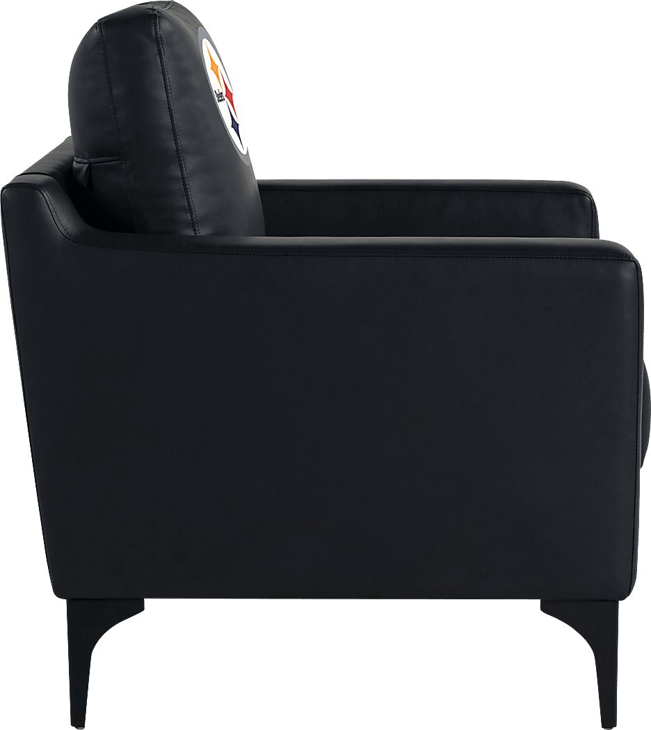 Pittsburgh Steelers Black Accent Chair - Thumbnail 2