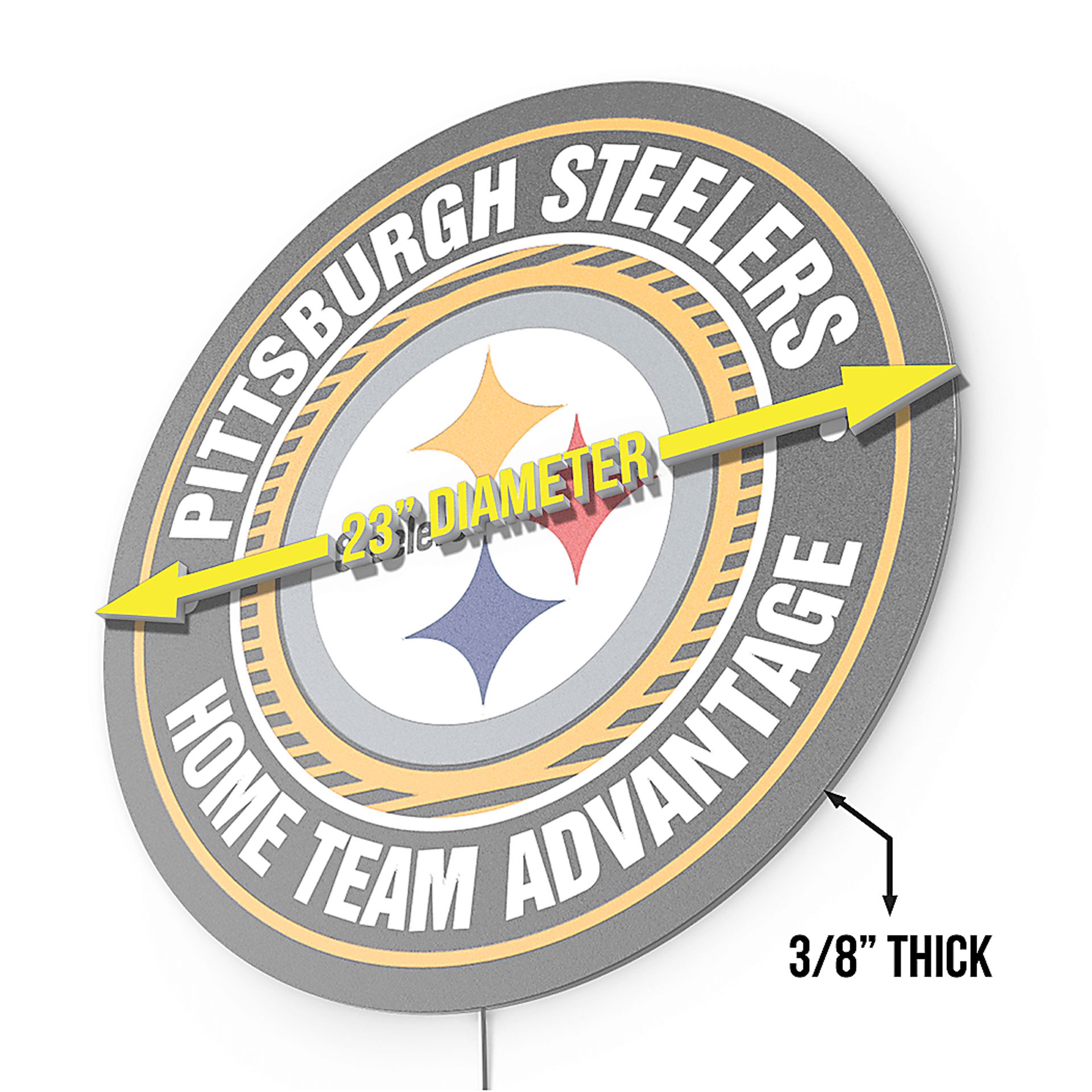 Pittsburgh Steelers LED Wall Decor - Image 7