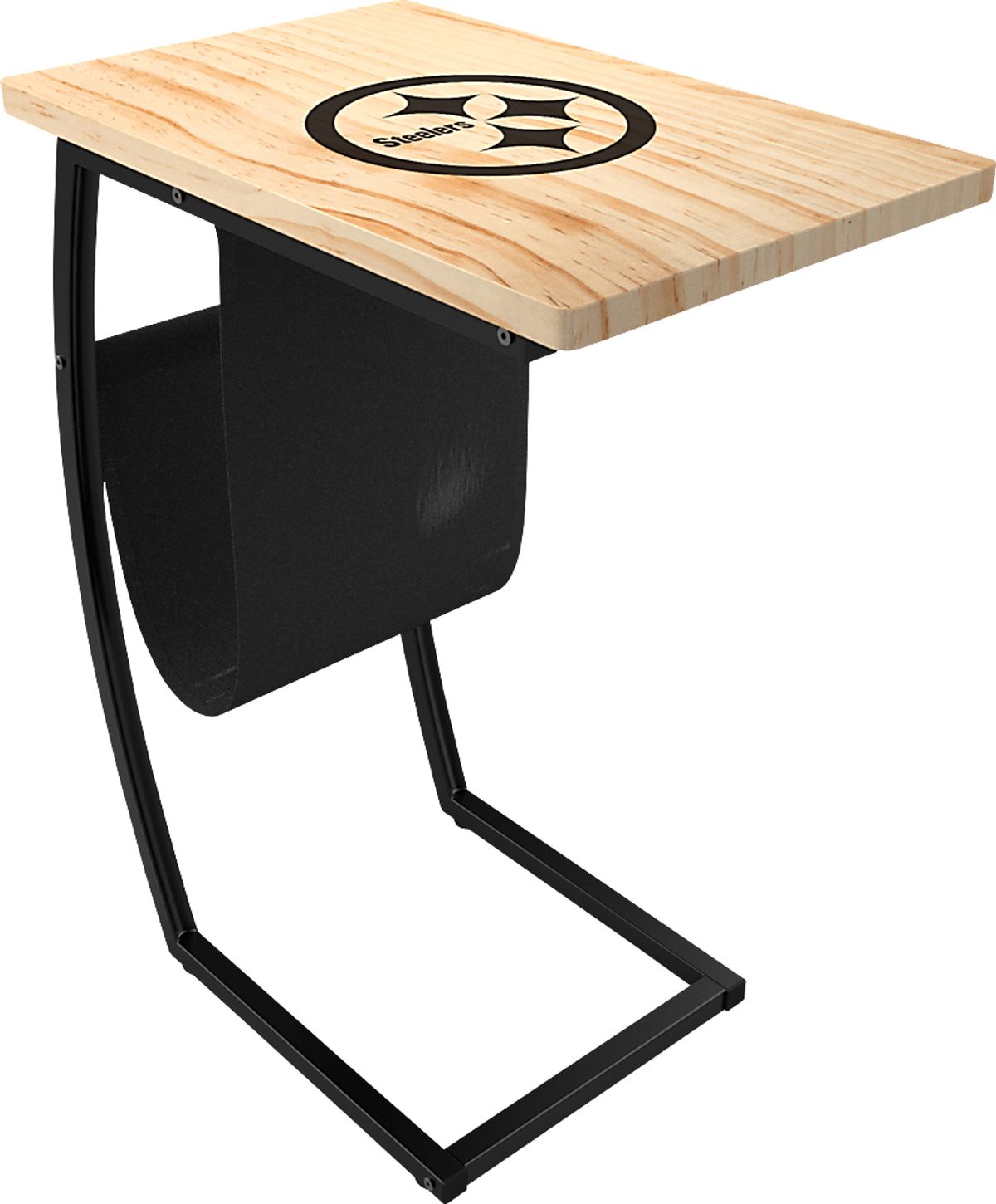Nfl Anywhere Table Black,Natural Black,Colors,Light Wood End | Rooms to Go