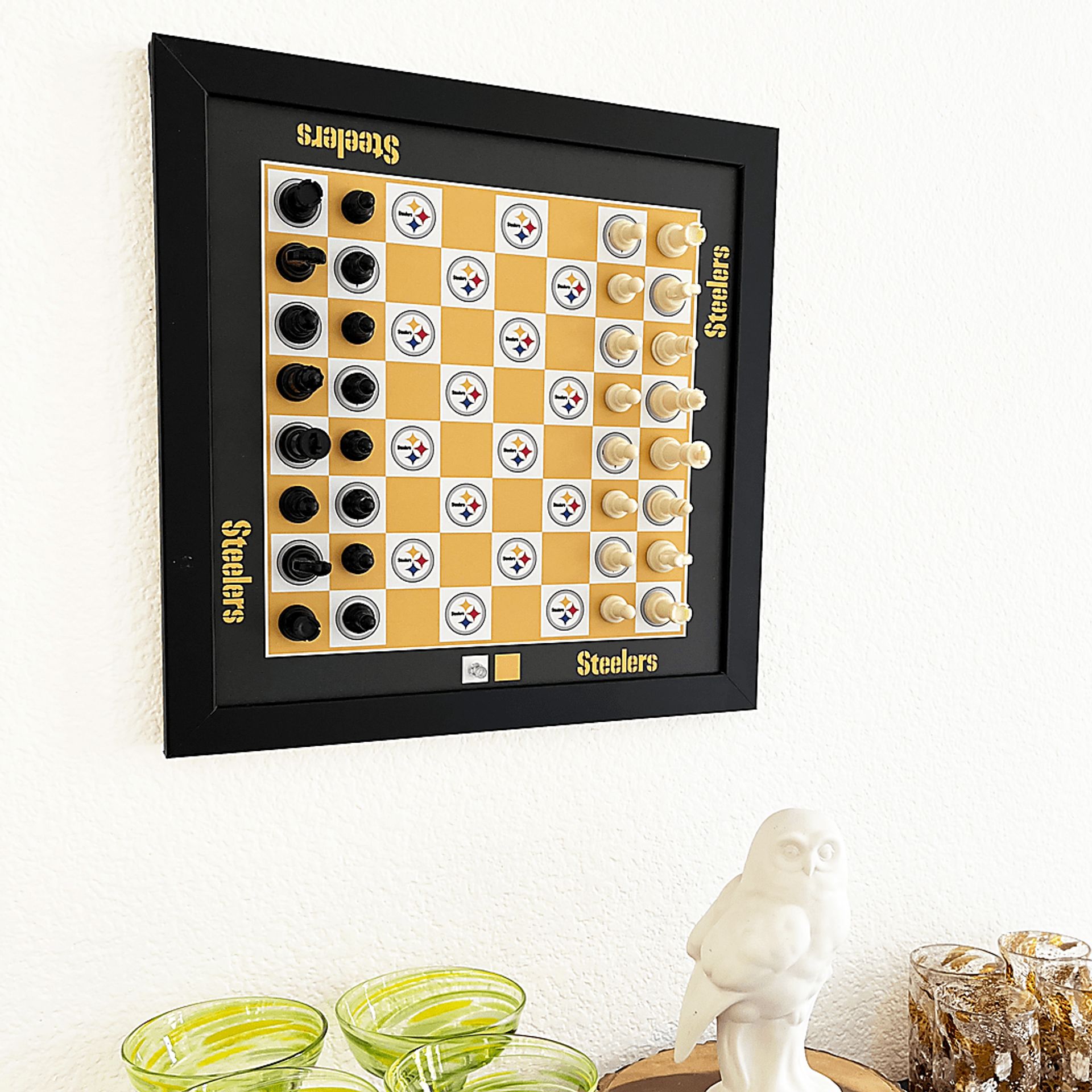 Pittsburgh Steelers Wall Chess Set - Image 2