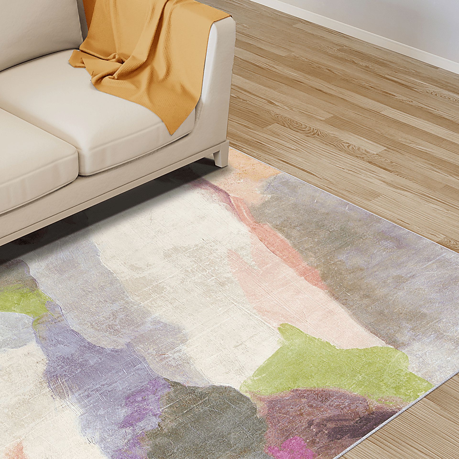 Pivoine Gray 5' x 7'7 Rug - Image 3