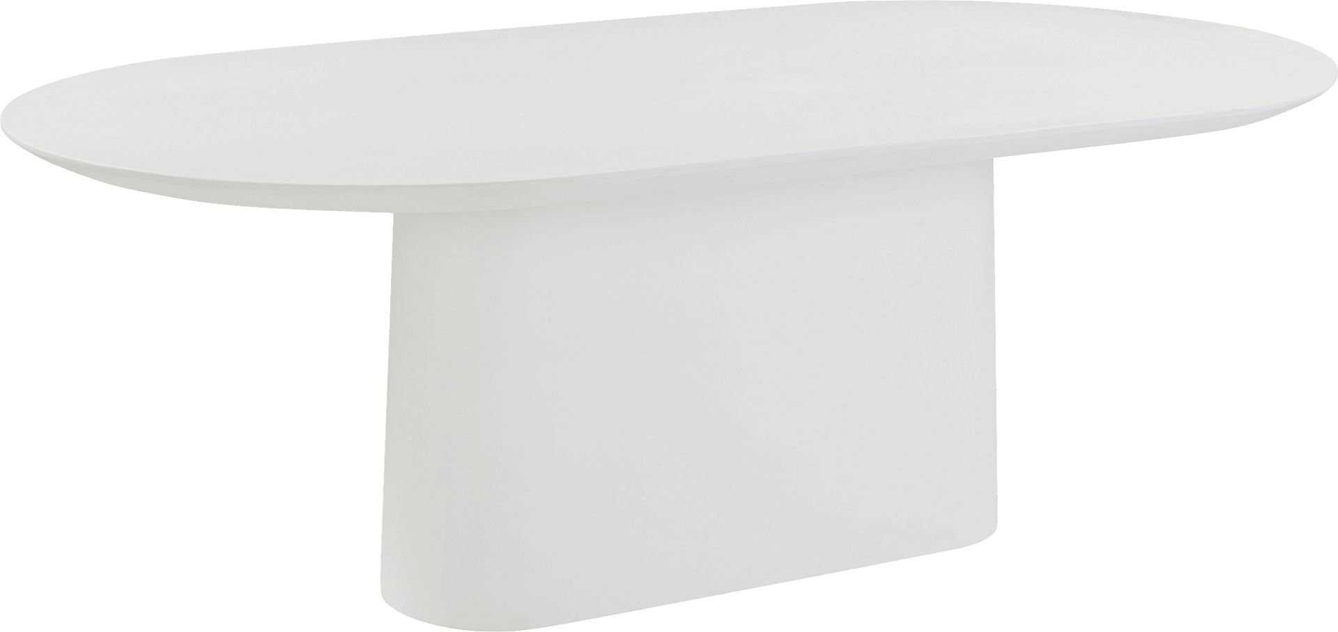 Pixydale Outdoor White Dining Table - Image 1