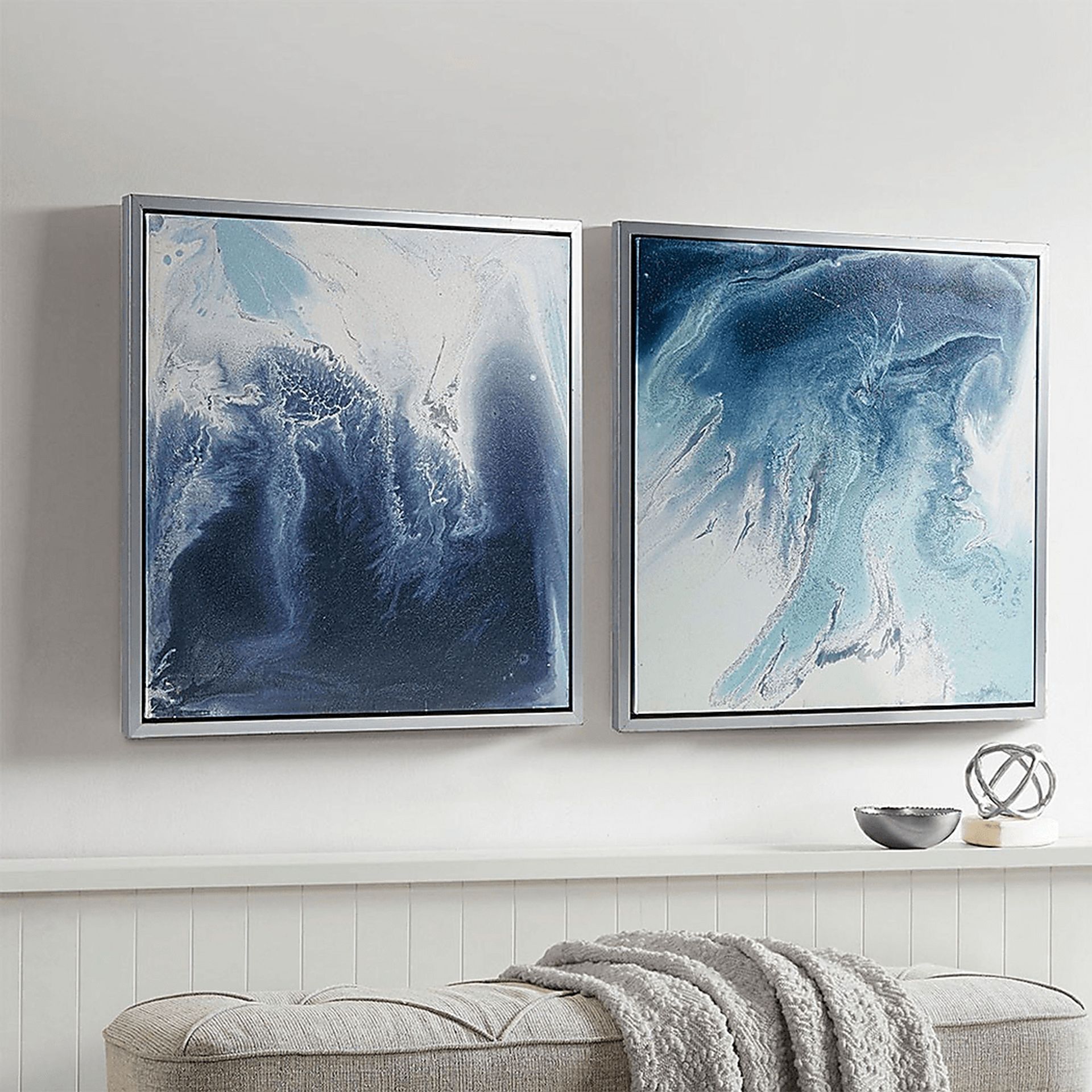 Pixydreams Blue Wall Decor, Set of 2 - Image 2