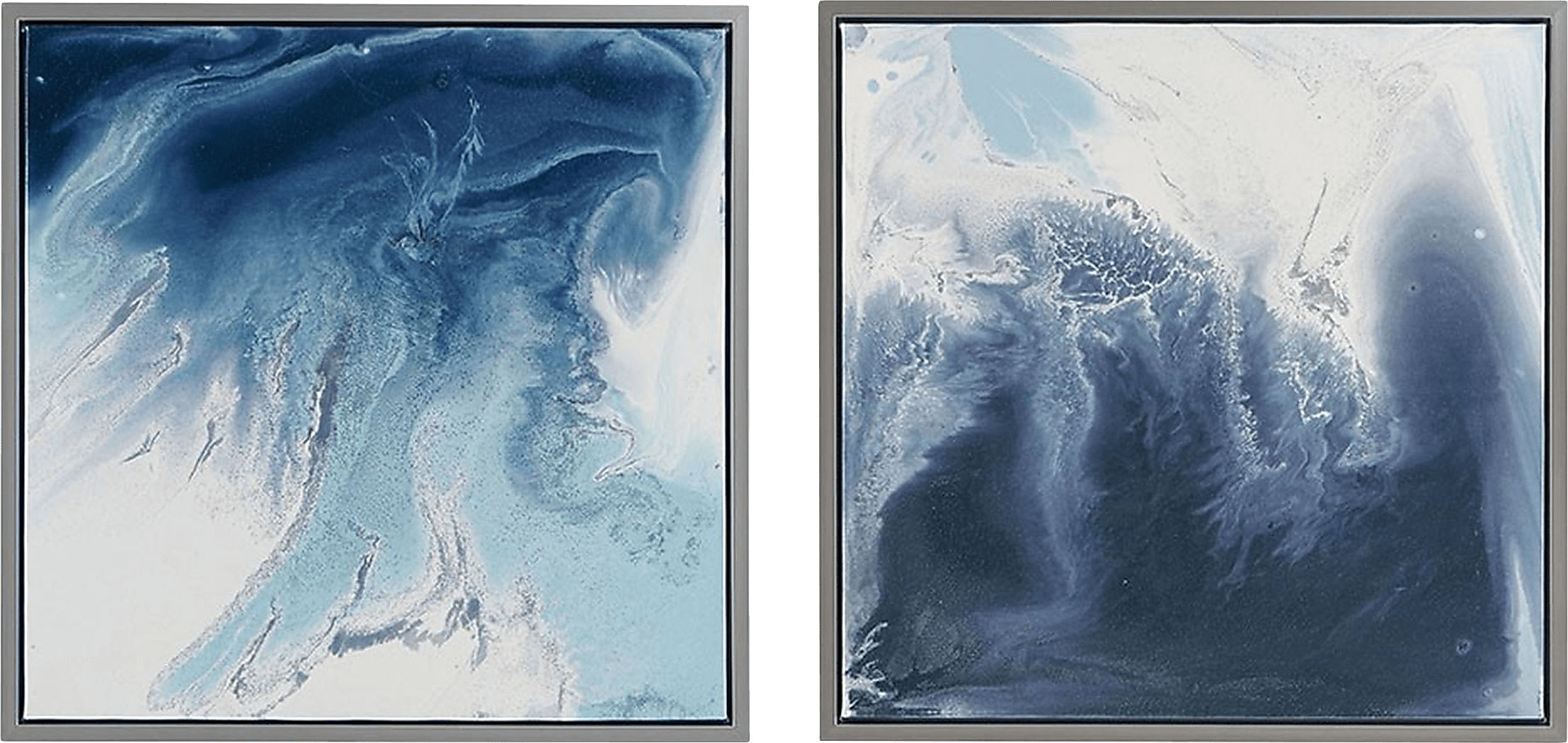 Pixydreams Blue Wall Decor, Set of 2