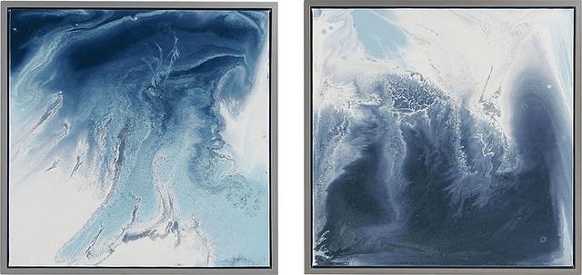 Pixydreams Blue Wall Decor, Set of 2 - Thumbnail - Image 1