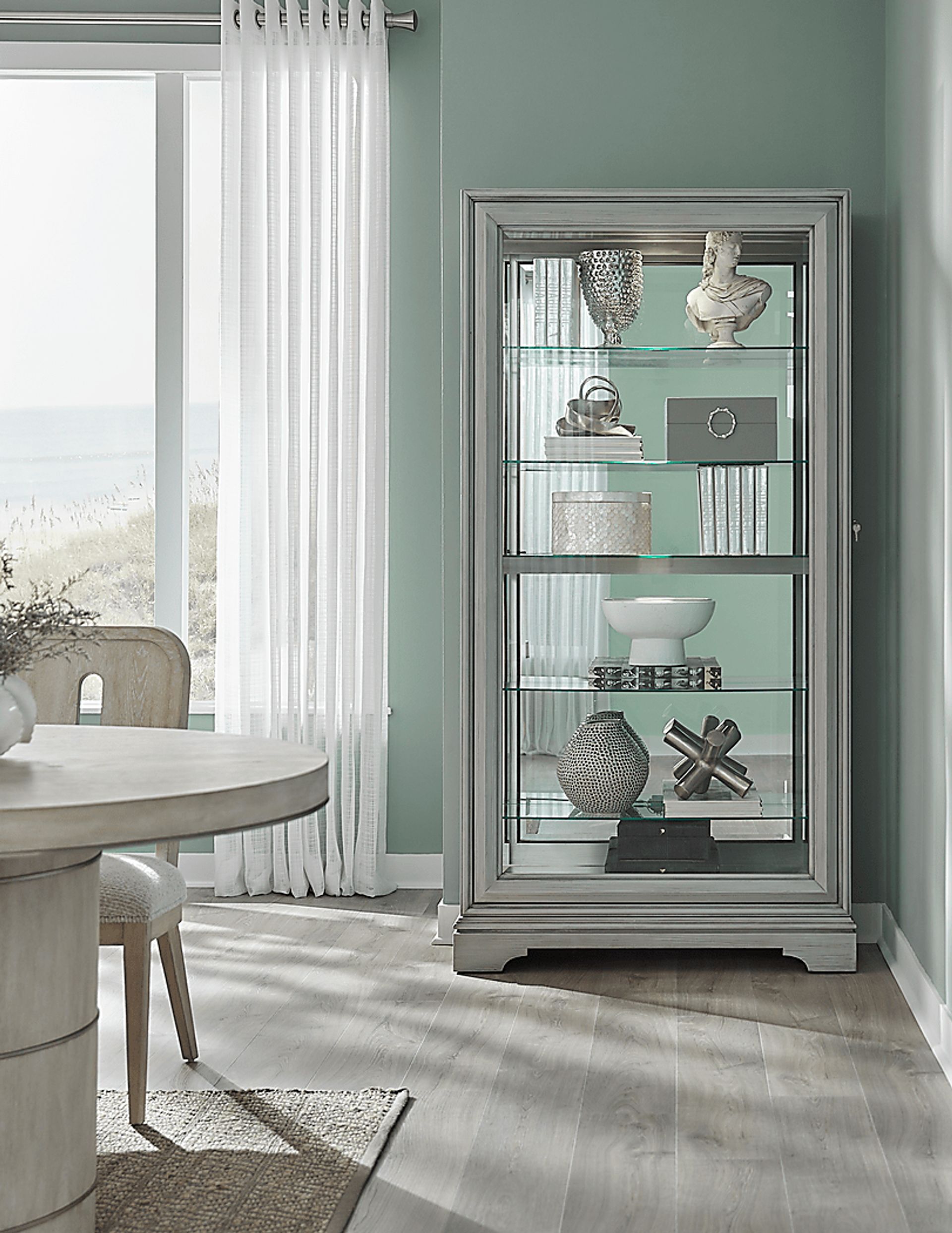 Pixypoly Gray Accent Cabinet - Image 2
