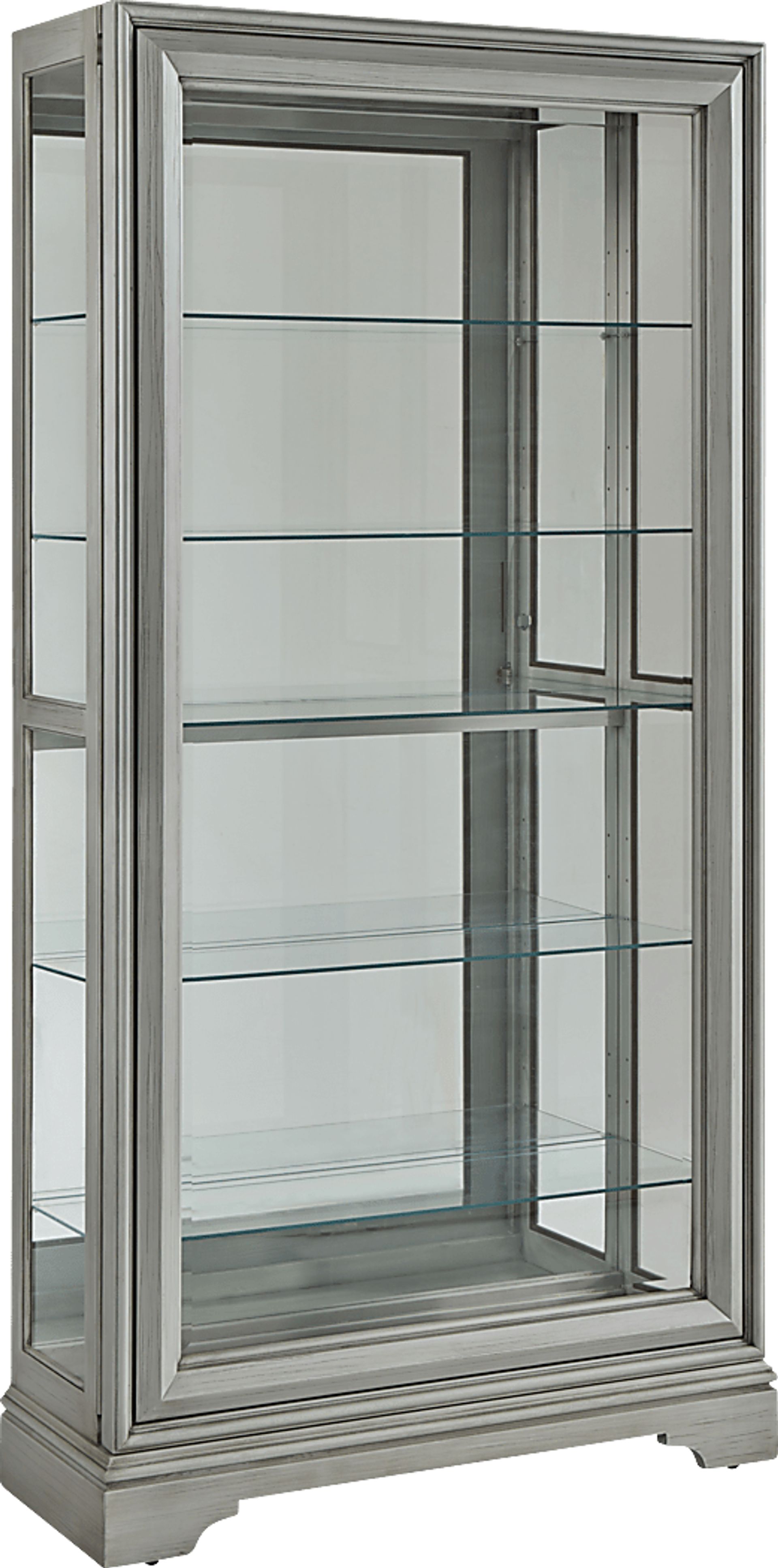 Pixypoly Gray Accent Cabinet - Image 1
