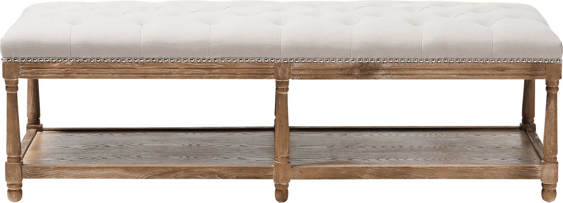 Pixystemsy Beige Accent Bench - Image 6
