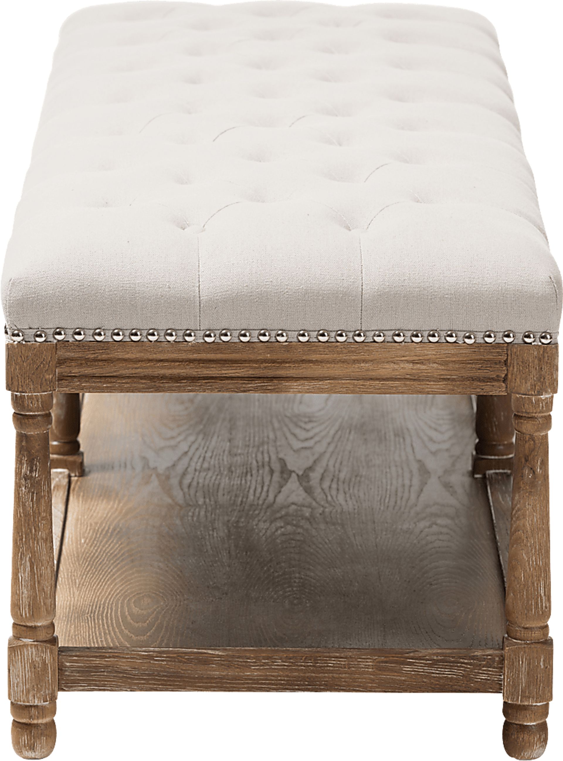 Pixystemsy Beige Accent Bench - Image 7