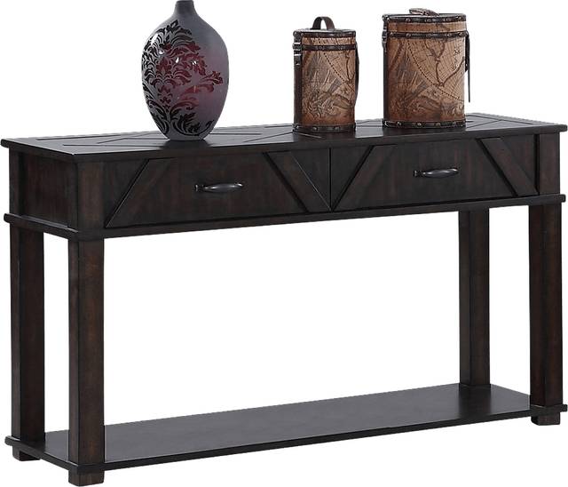 Pizzaro Brown Sofa Table - Thumbnail - Image 1
