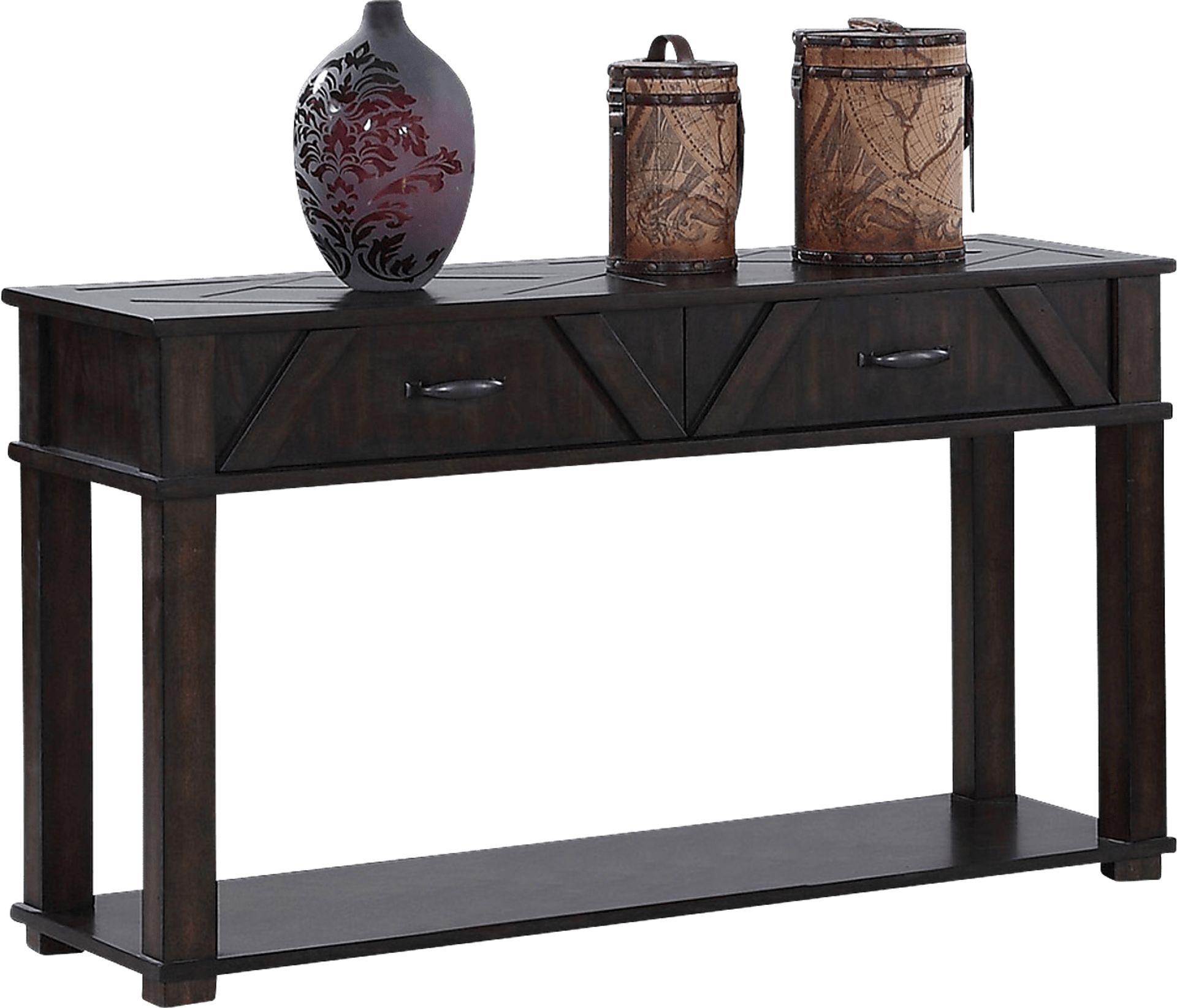 Pizzaro Brown Sofa Table - Image 1