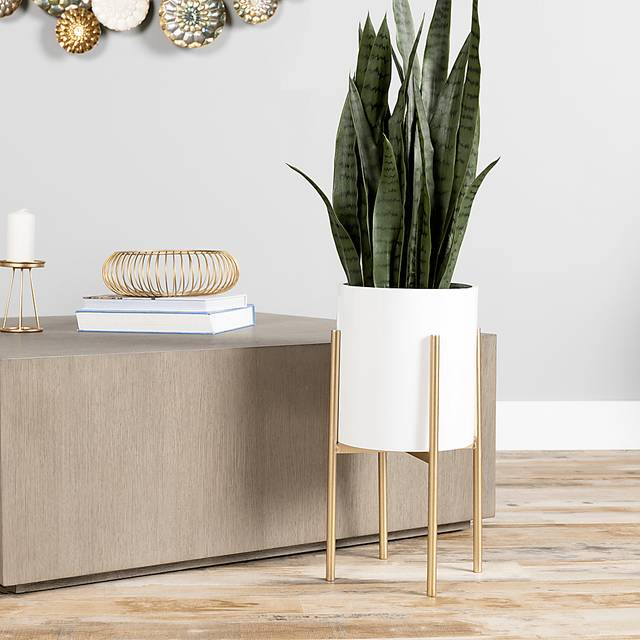 Plaag White Plant Stand - Thumbnail - Image 2