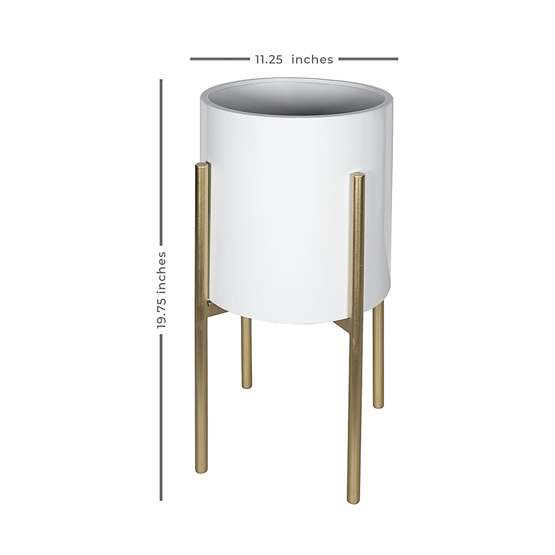 Plaag White Plant Stand - Image 8
