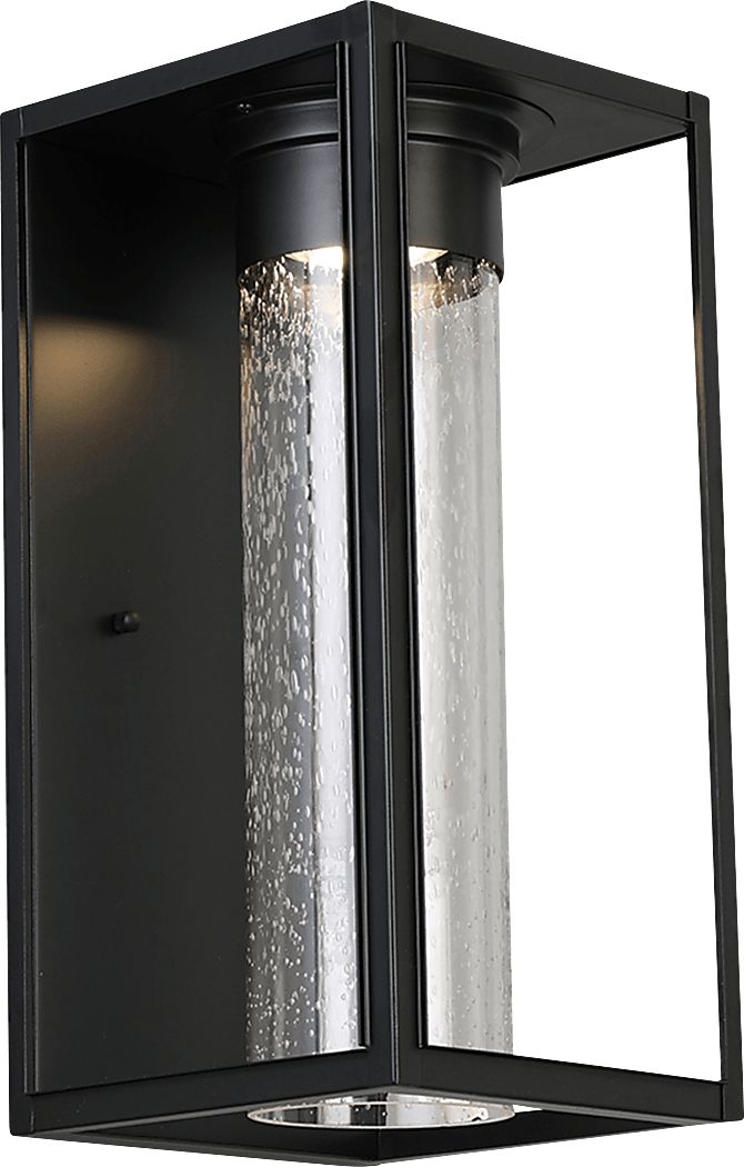 Placer Point Black Outdoor Sconce