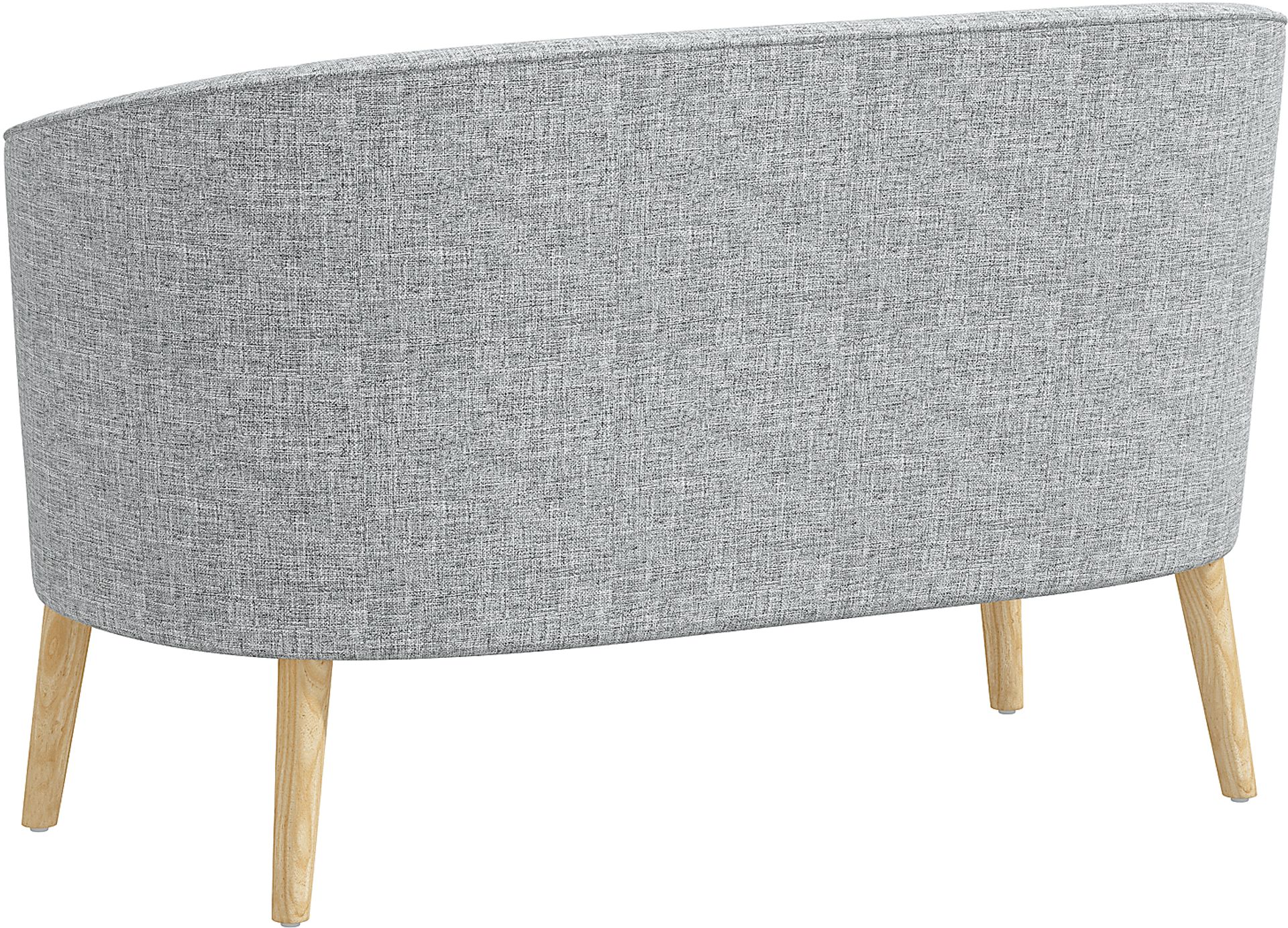 Pladson I Light Gray Settee - Image 4