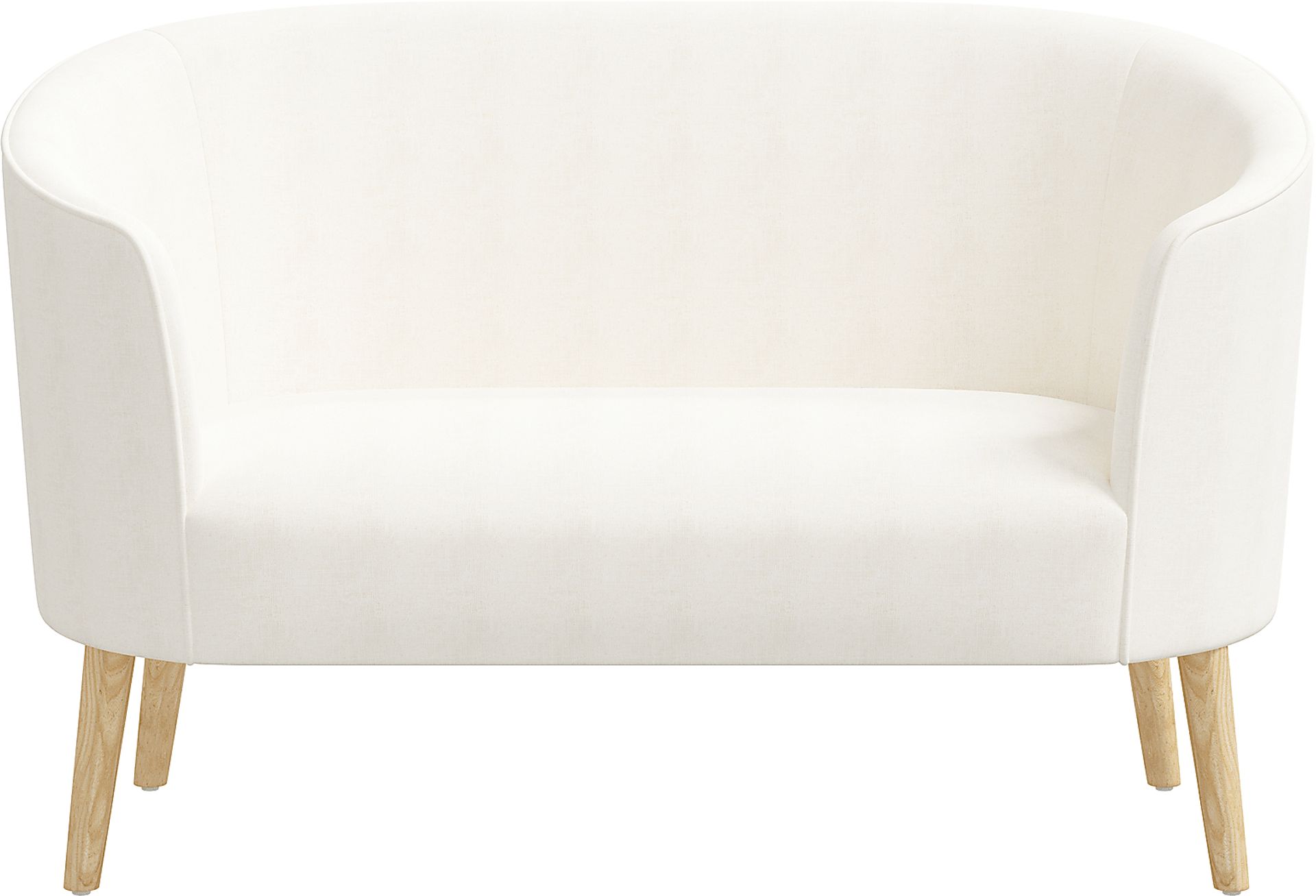 Pladson I White Settee - Image 2