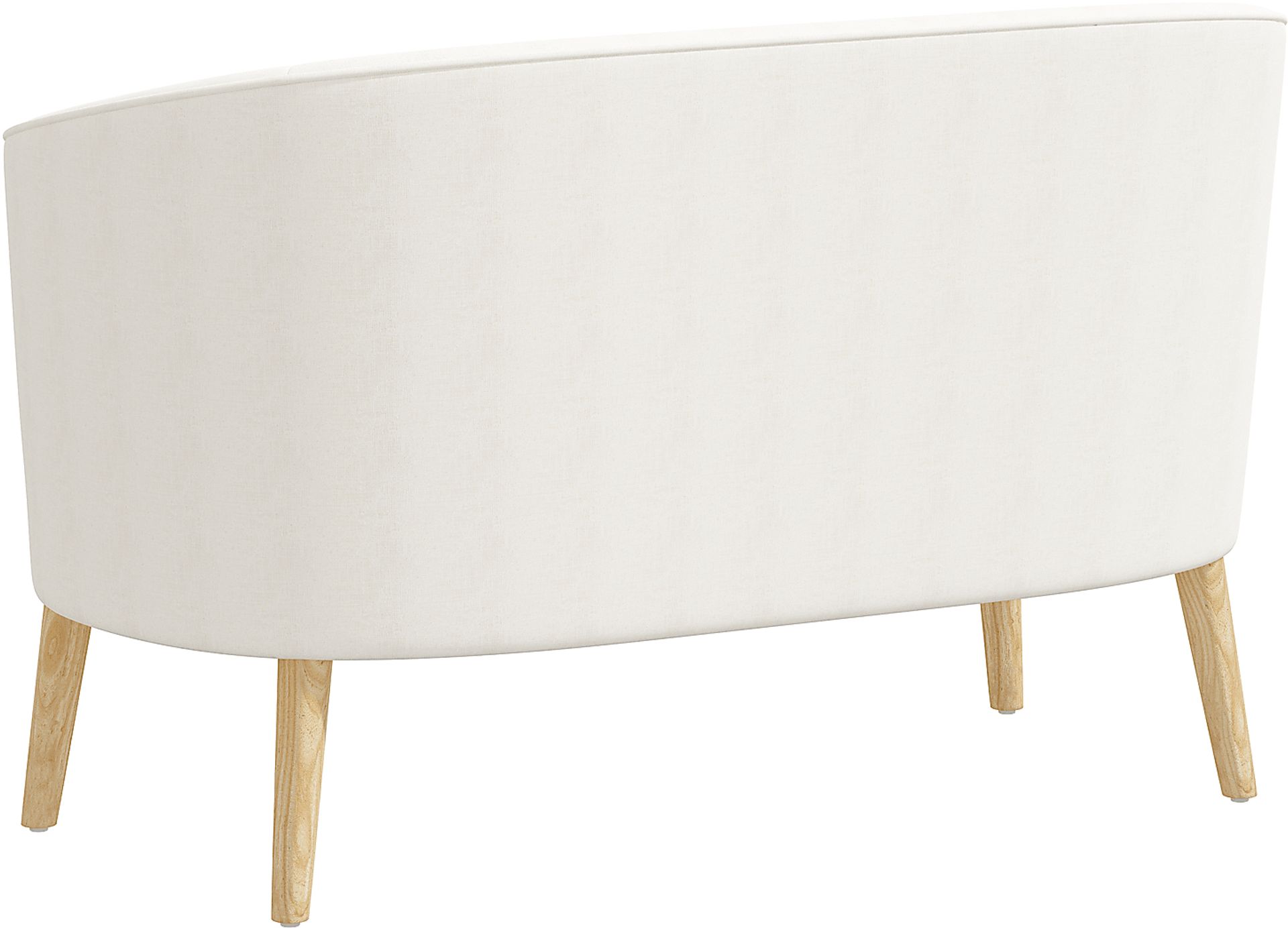 Pladson I White Settee - Image 4