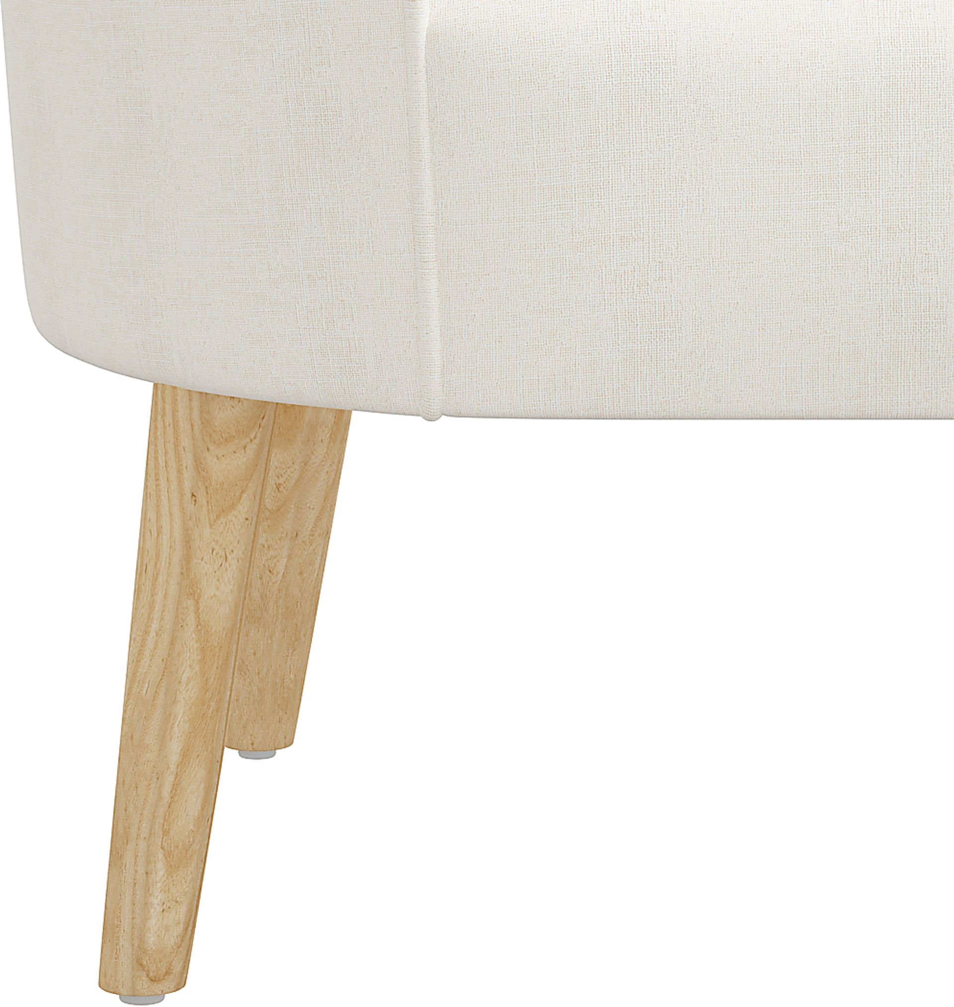 Pladson I White Settee - Image 5