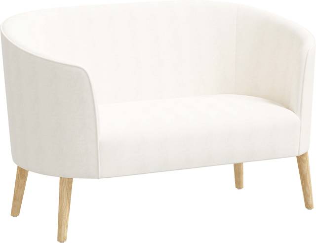 Pladson I White Settee - Thumbnail - Image 1