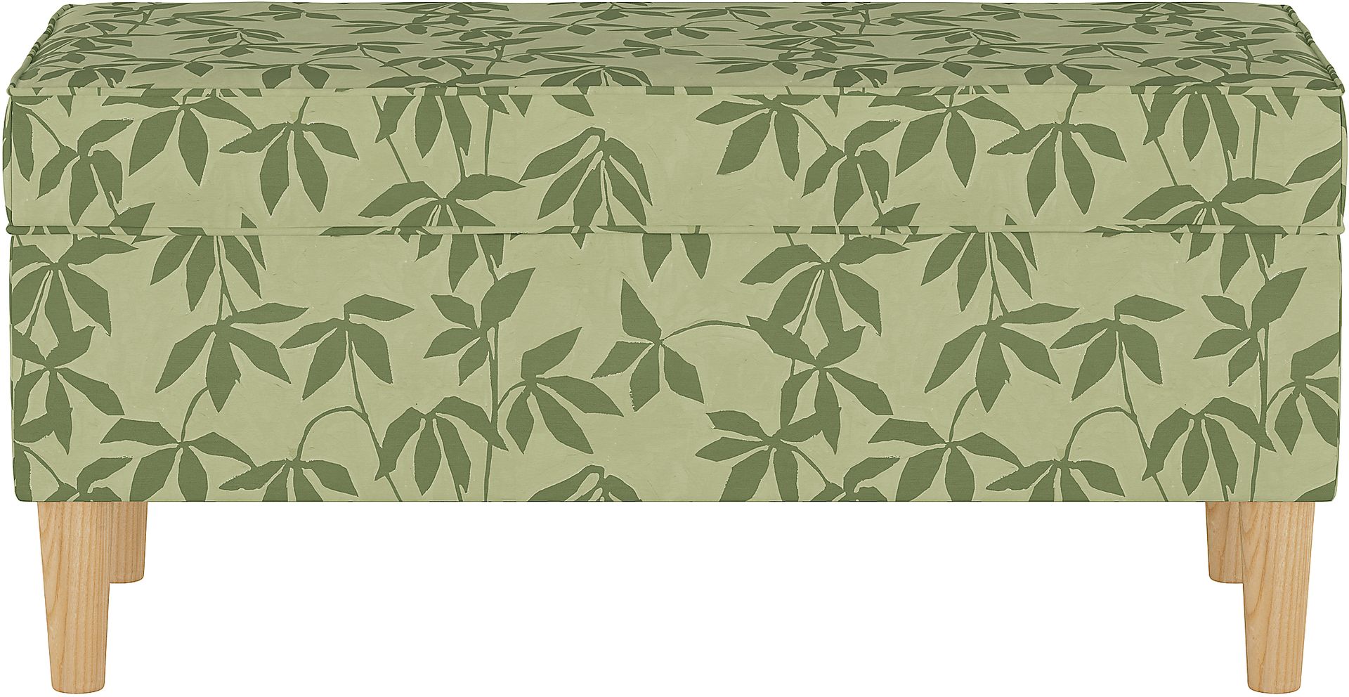 Pladson II Light Green Storage Bench - Image 2