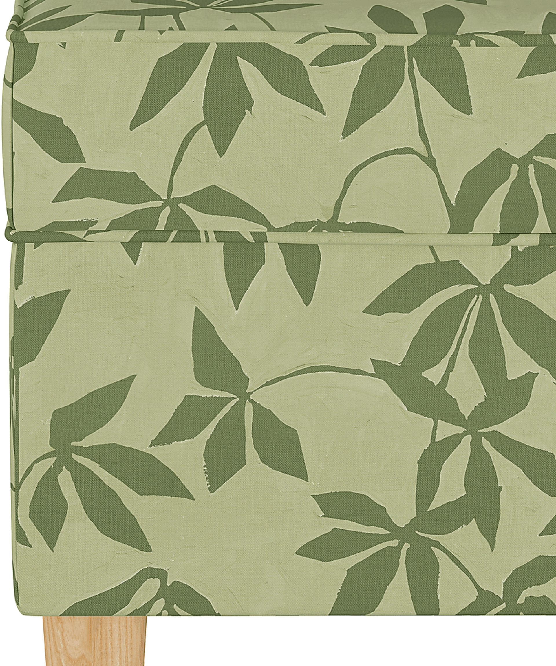 Pladson II Light Green Storage Bench - Image 4
