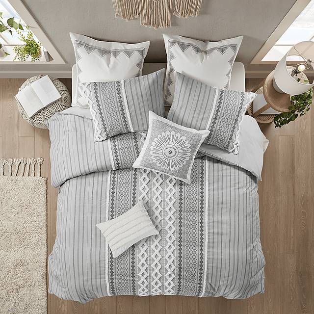 Plaen Gray 3 Pc King/California Comforter Set - Thumbnail - Image 3
