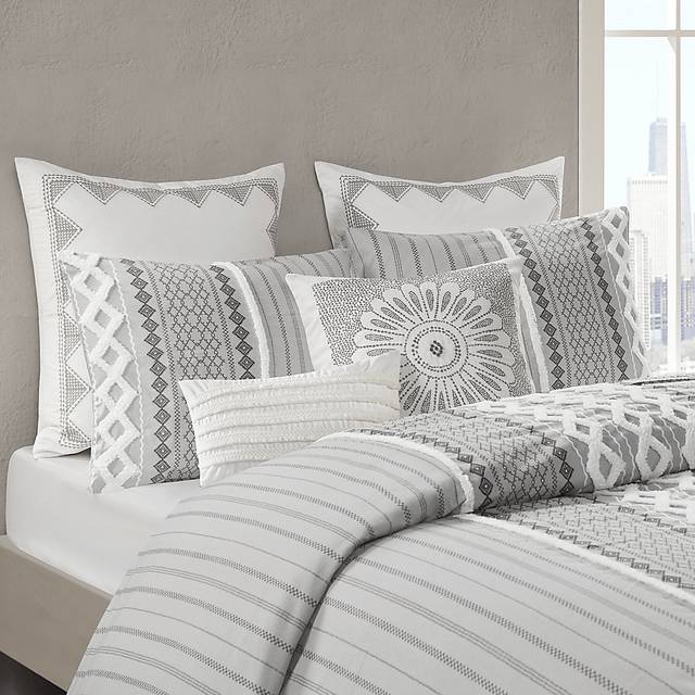 Plaen Gray 3 Pc King/California Comforter Set - Thumbnail - Image 5
