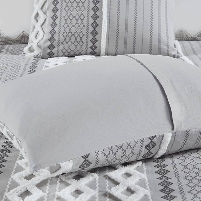 Plaen Gray 3 Pc King/California Comforter Set - Thumbnail - Image 6