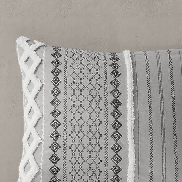 Plaen Gray 3 Pc King/California Comforter Set - Thumbnail - Image 7