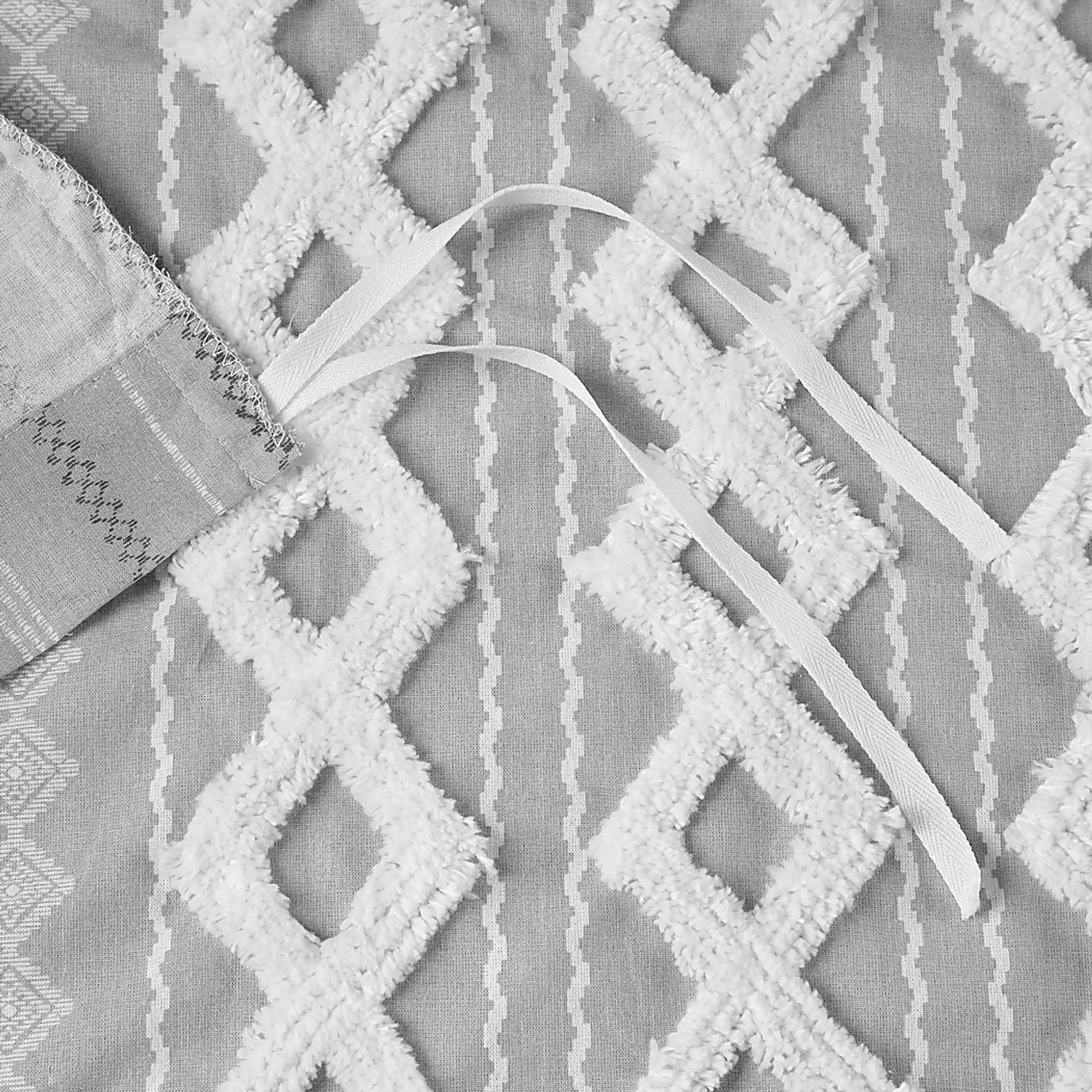Plaen Gray 3 Pc King/California King Duvet Set - Image 6