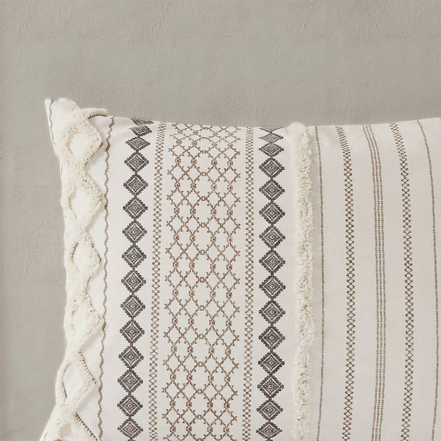 Plaen Ivory 3 Pc King/California King Comforter Set - Thumbnail - Image 6