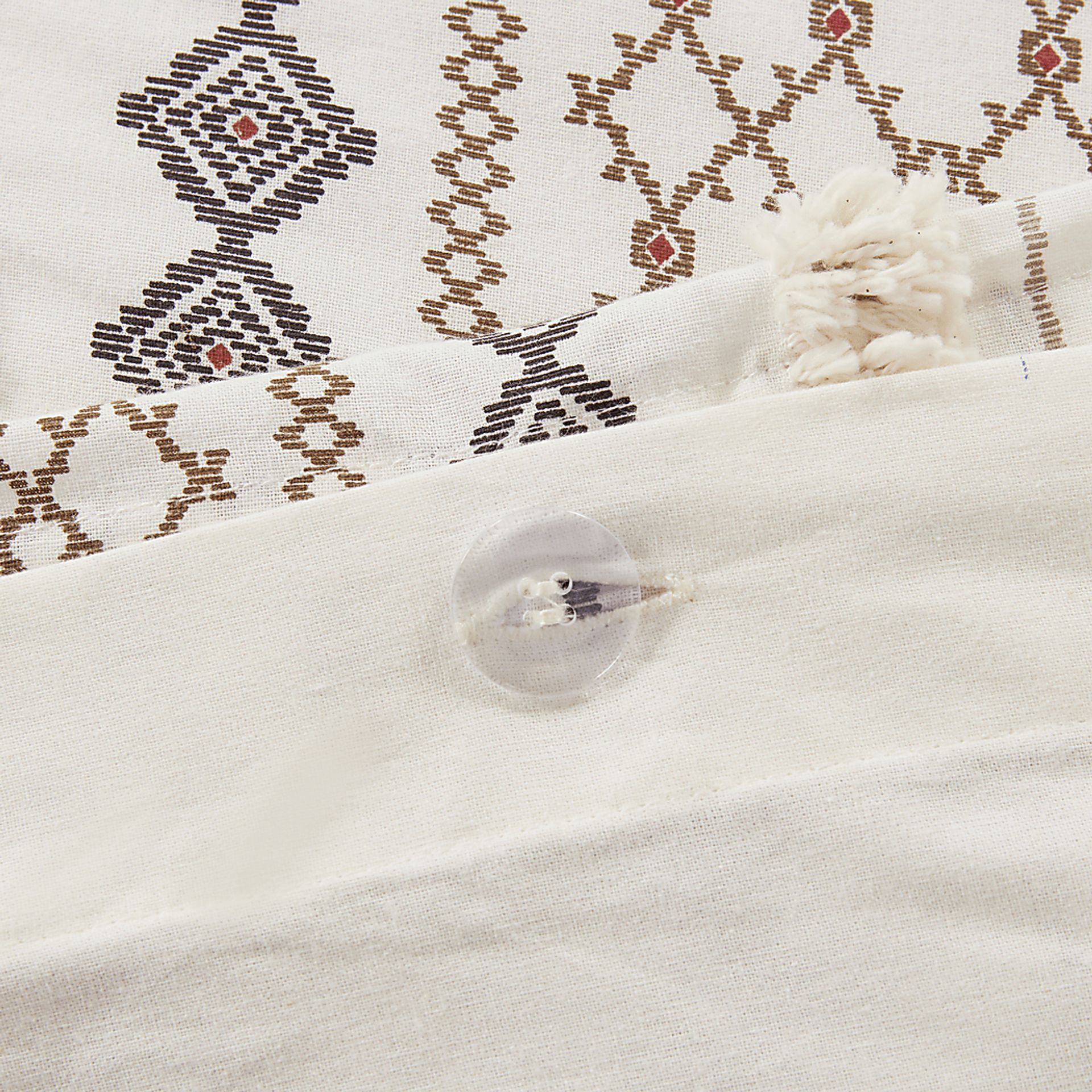 Plaen Ivory 3 Pc King/California King Duvet Set - Image 11